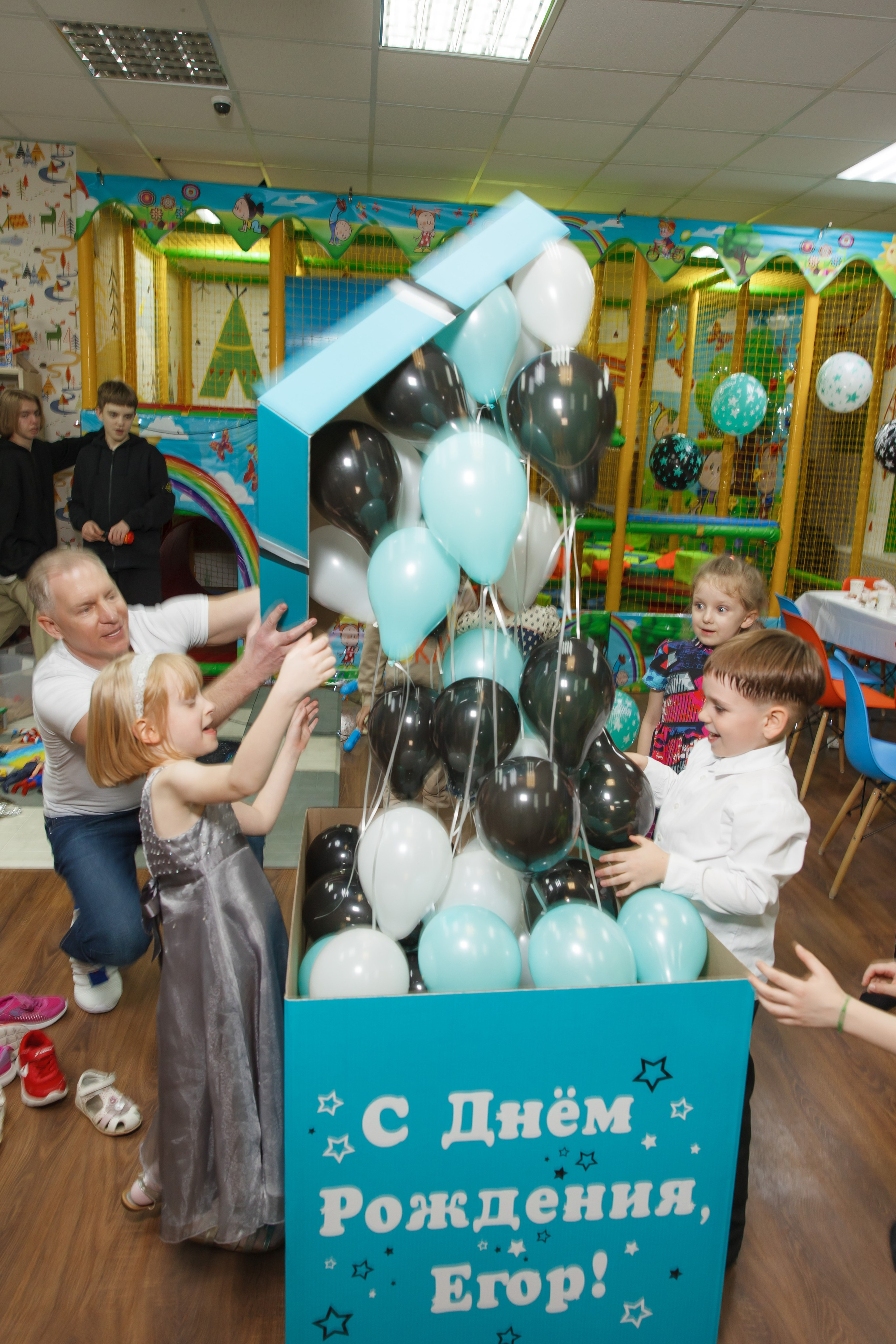 День рождения Егора, 6 лет, «Мультяшка». Свадебный и репортажный фотограф (Москва, Королев и другие)