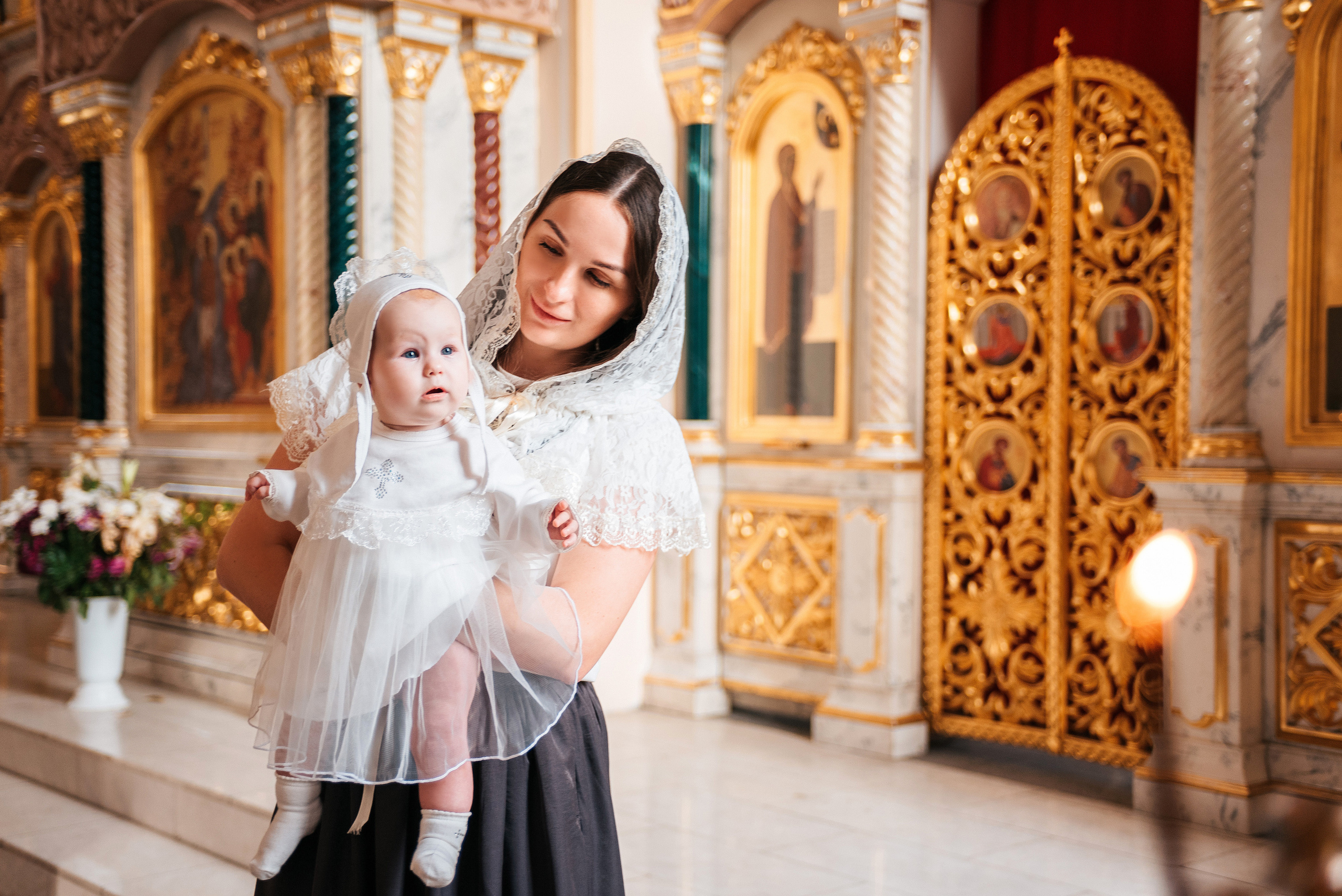 Таинство Крещения. Фотограф новорожденных и детей до года в Санкт-Петербурге
