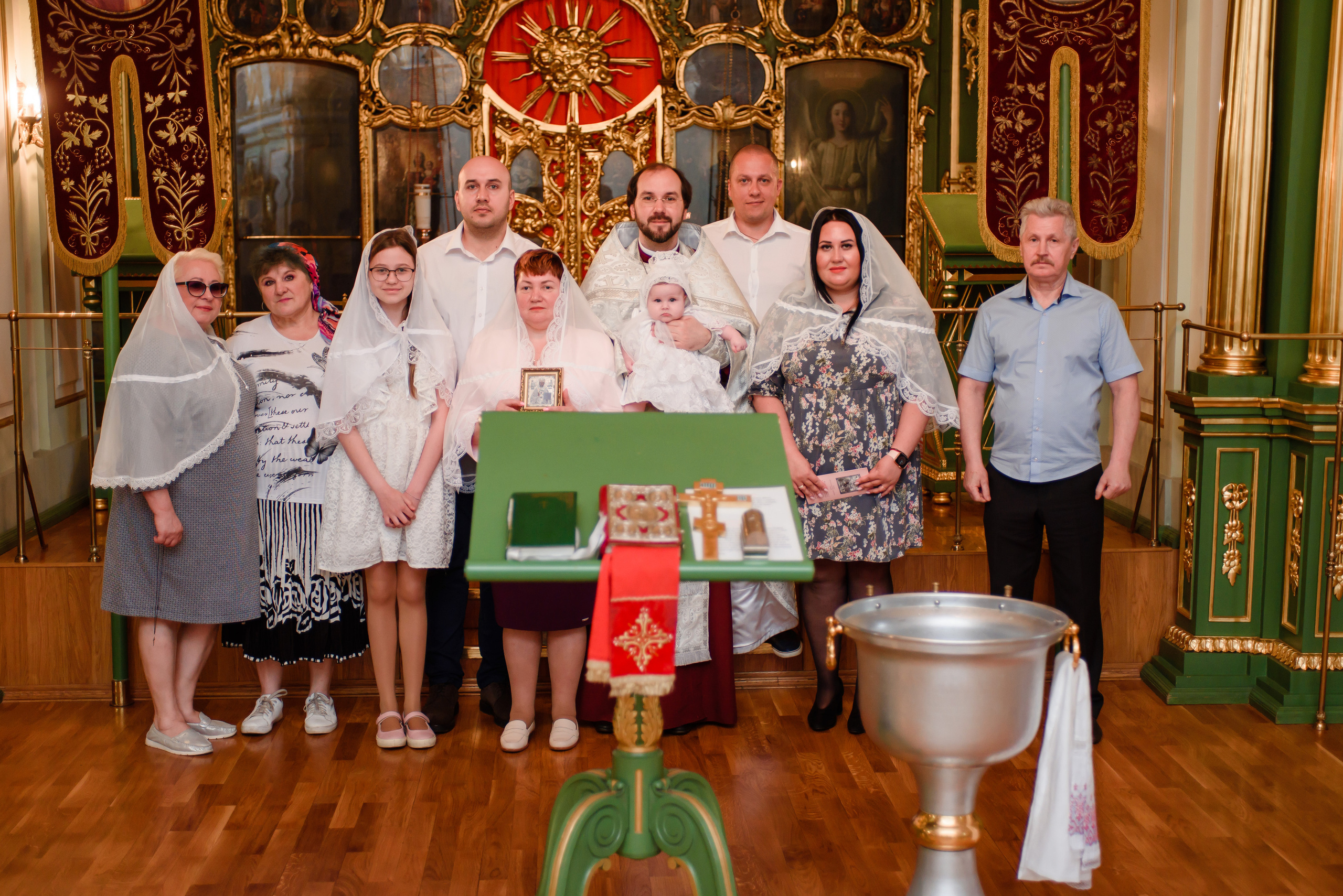 Таинство Крещения. Фотограф новорожденных и детей до года в Санкт-Петербурге