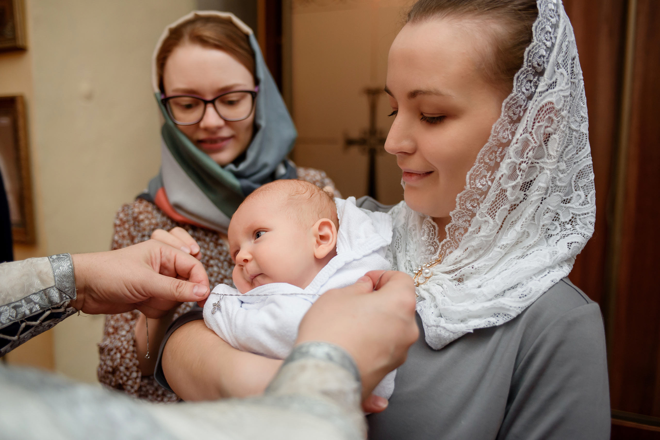 Таинство Крещения. Фотограф новорожденных и детей до года в Санкт-Петербурге