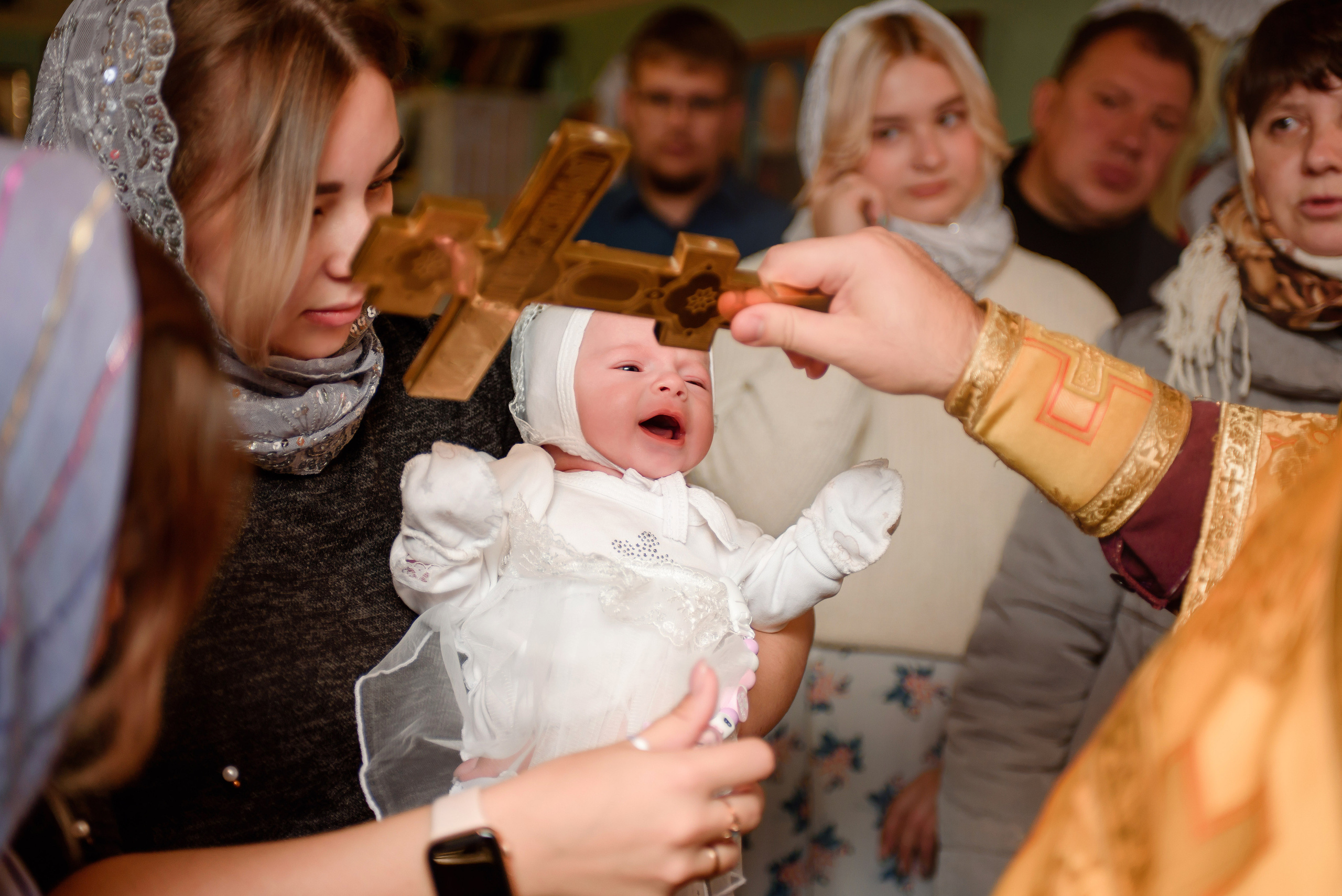 Таинство Крещения. Фотограф новорожденных и детей до года в Санкт-Петербурге