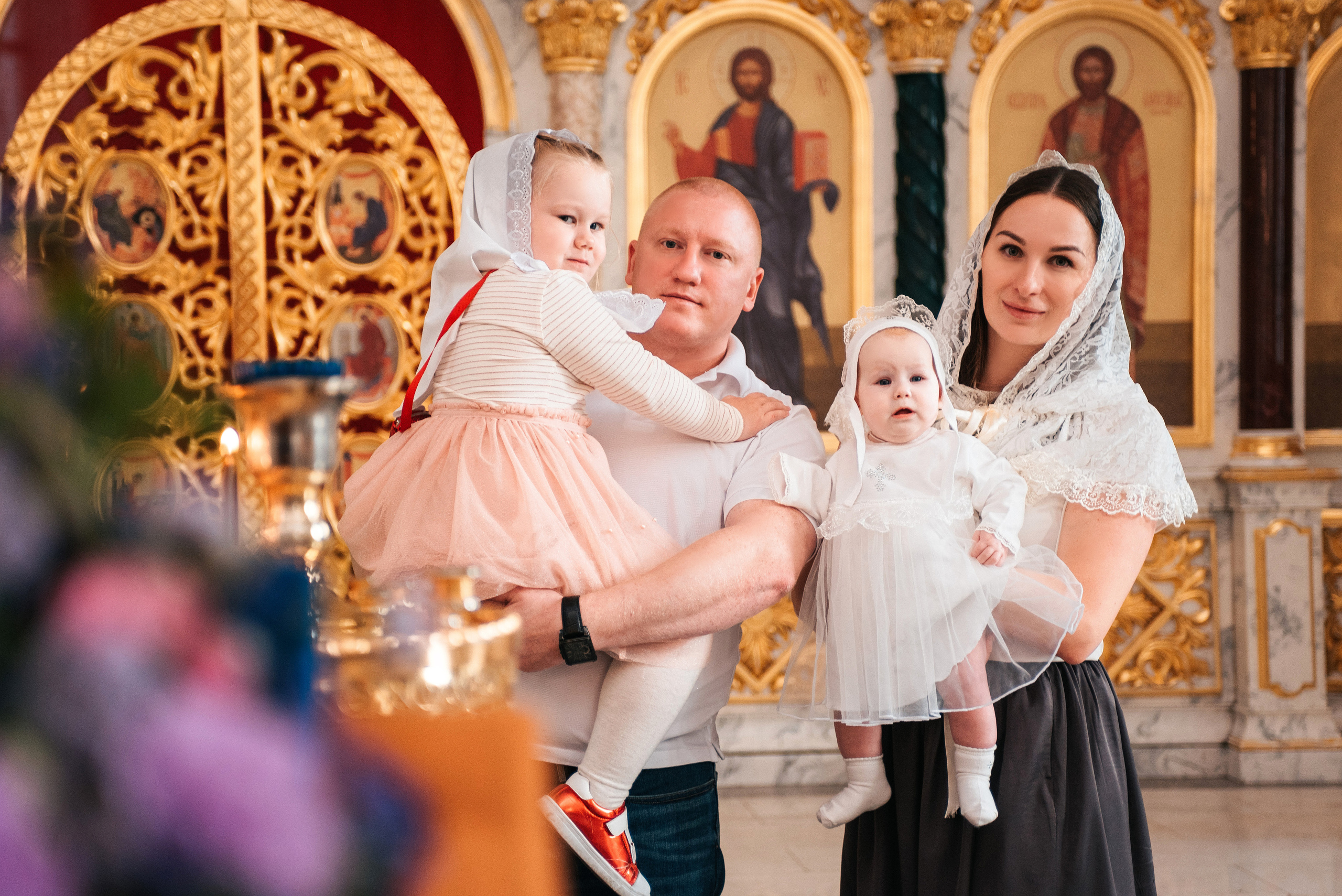Таинство Крещения. Фотограф новорожденных и детей до года в Санкт-Петербурге