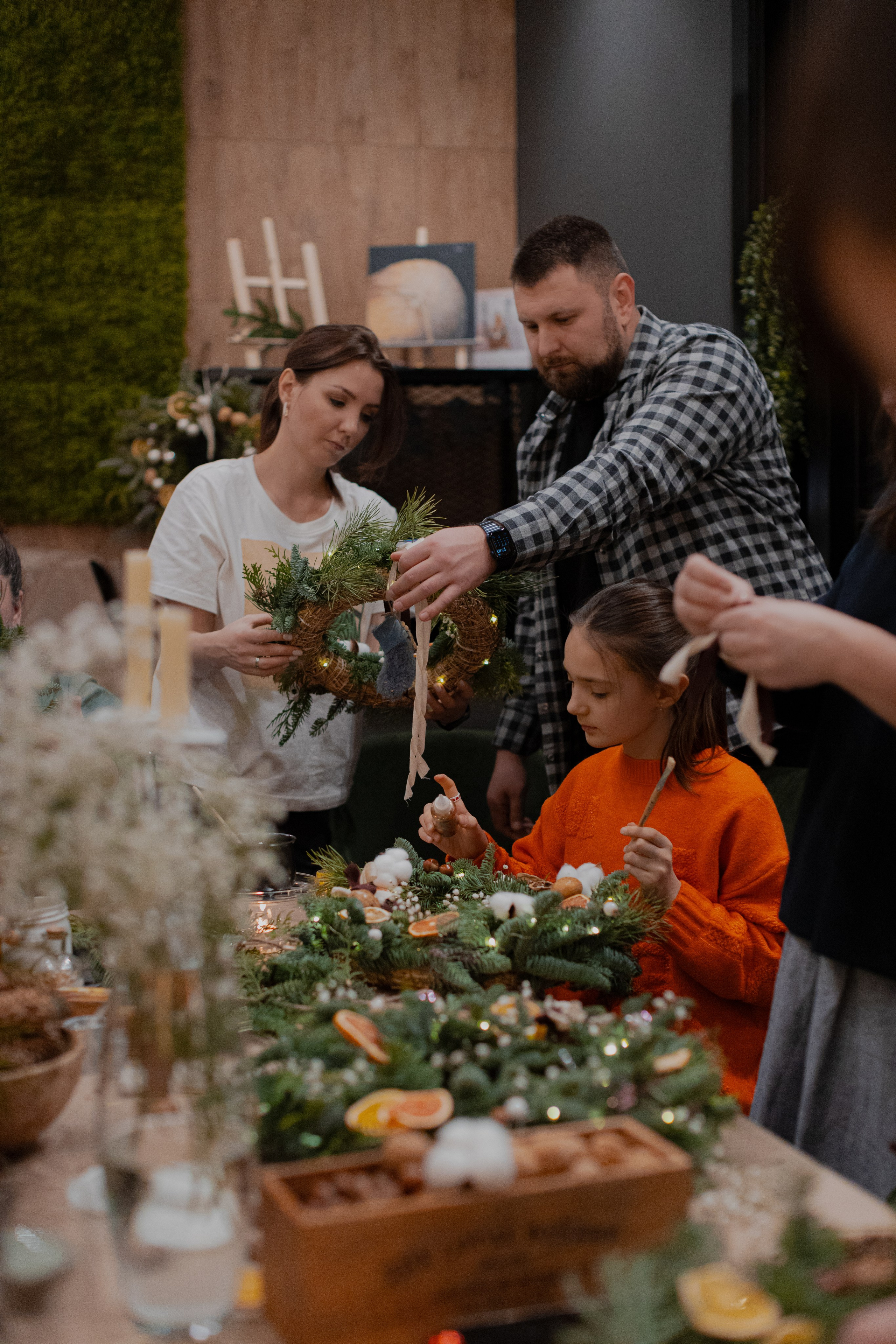 Мк Новогодний Венок. Анастасия Ракчеева Художник