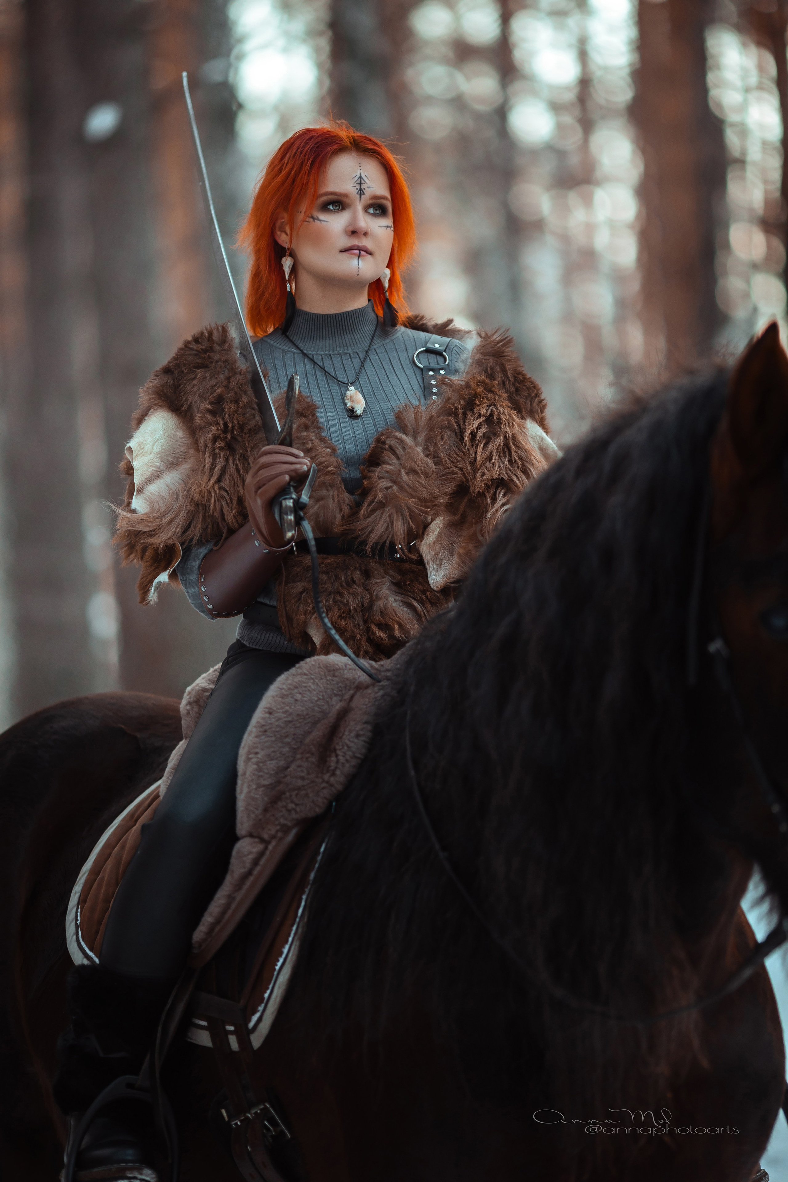 Настя, Малыш и Зевс. Анна Молчанова конный фотограф в Тюмени | фотосессии с лошадьми Тюмень