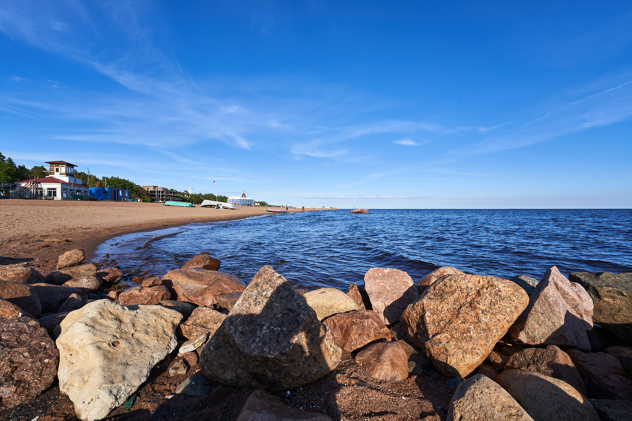 Пляж в Зеленогорске под Питером