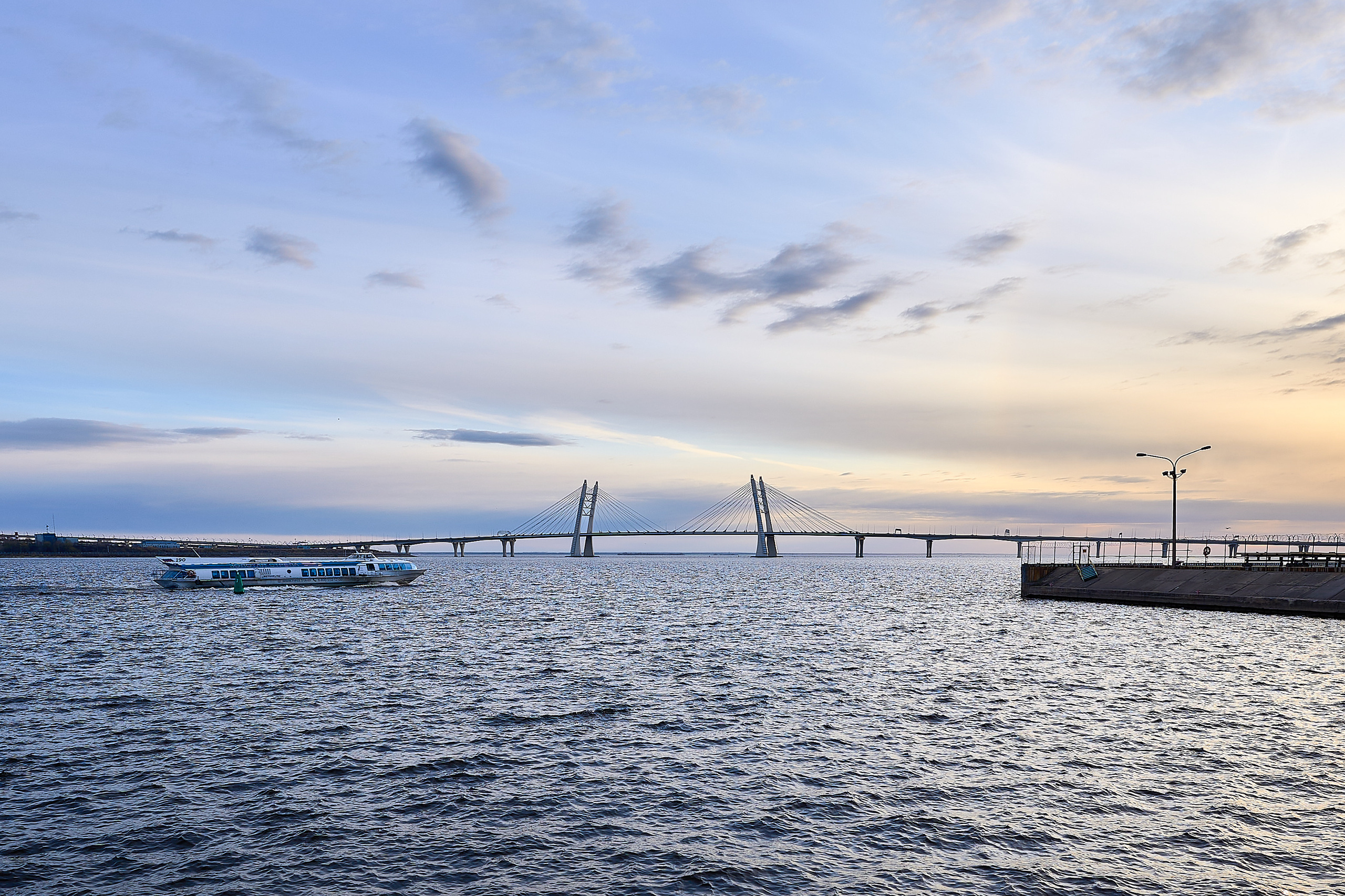 Вид на ЗСД из Севкабиль Порта