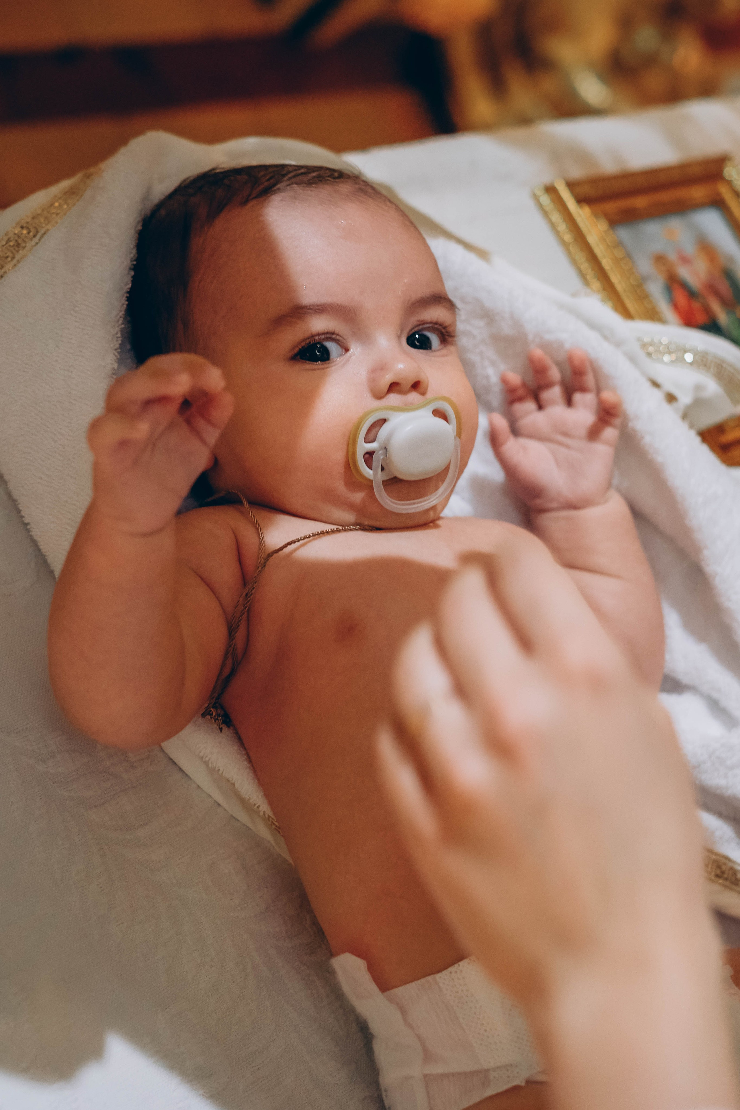 Таинство крещения Мирона