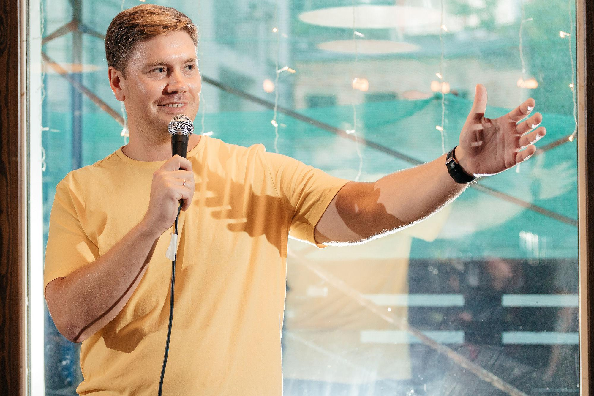 Выступление Stand up COmmunity Tomsk, июль 2021. Репортажный фотограф в Томске