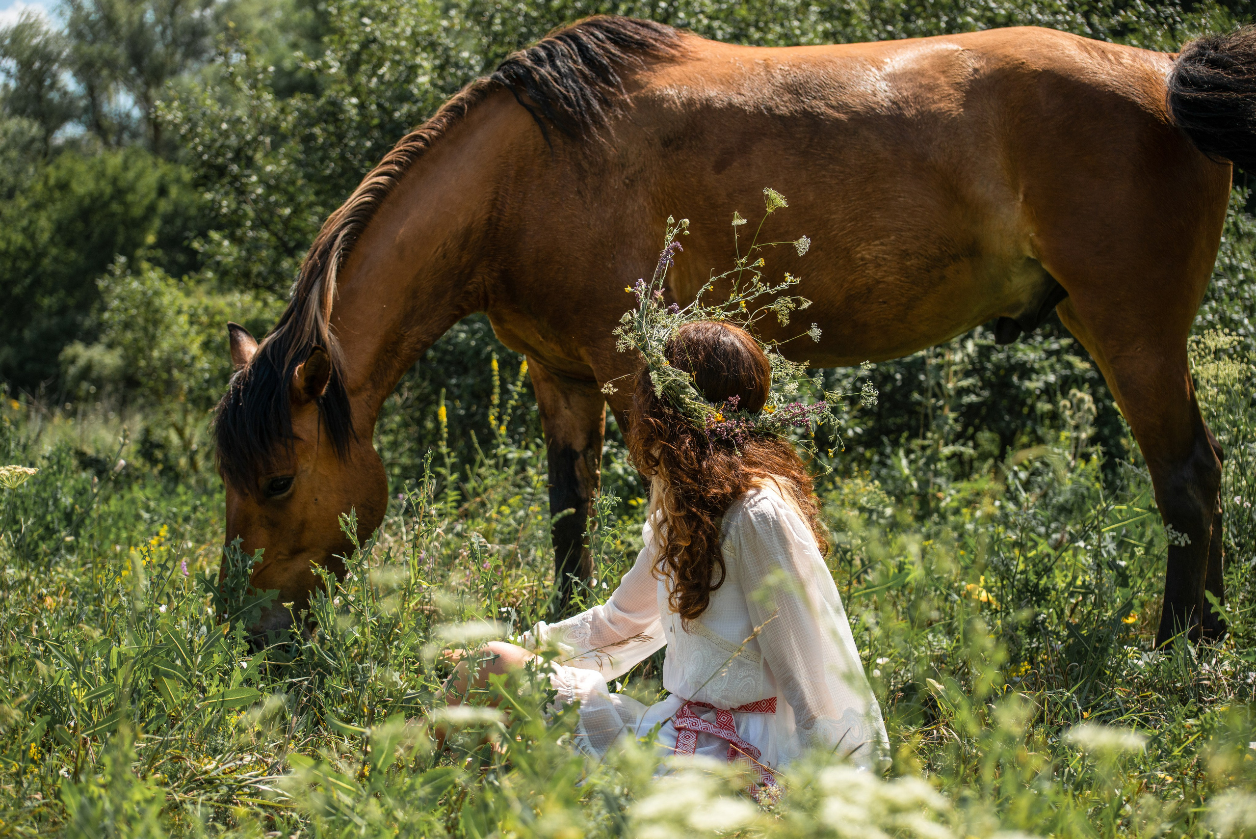 Купала в Родославном. Конный фотограф в Саратове Юлия Иванова
