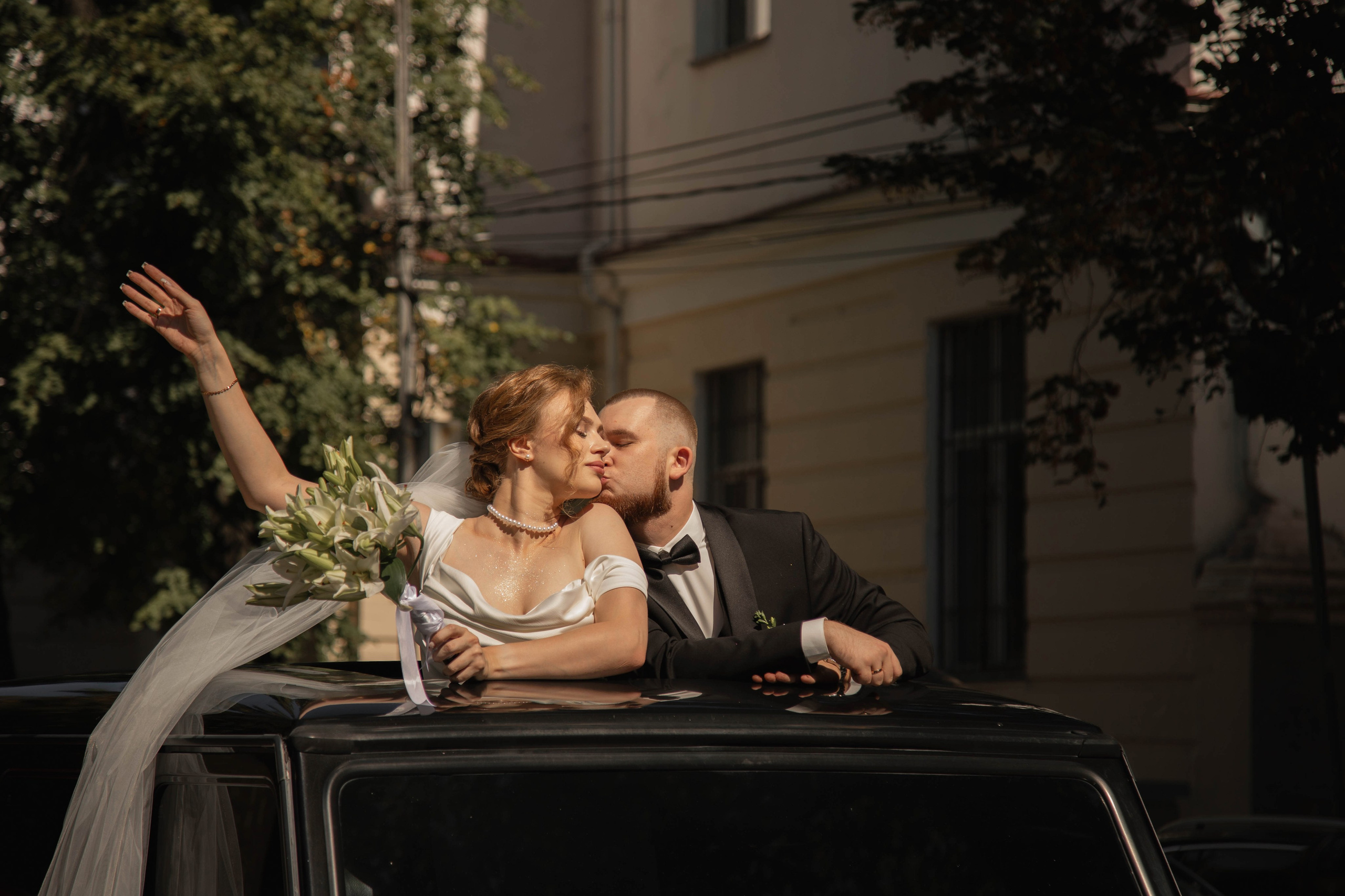 Свадебная фотосессия в центре Воронежа. Семейный и свадебный фотограф Воронеж Елизавета Федорова
