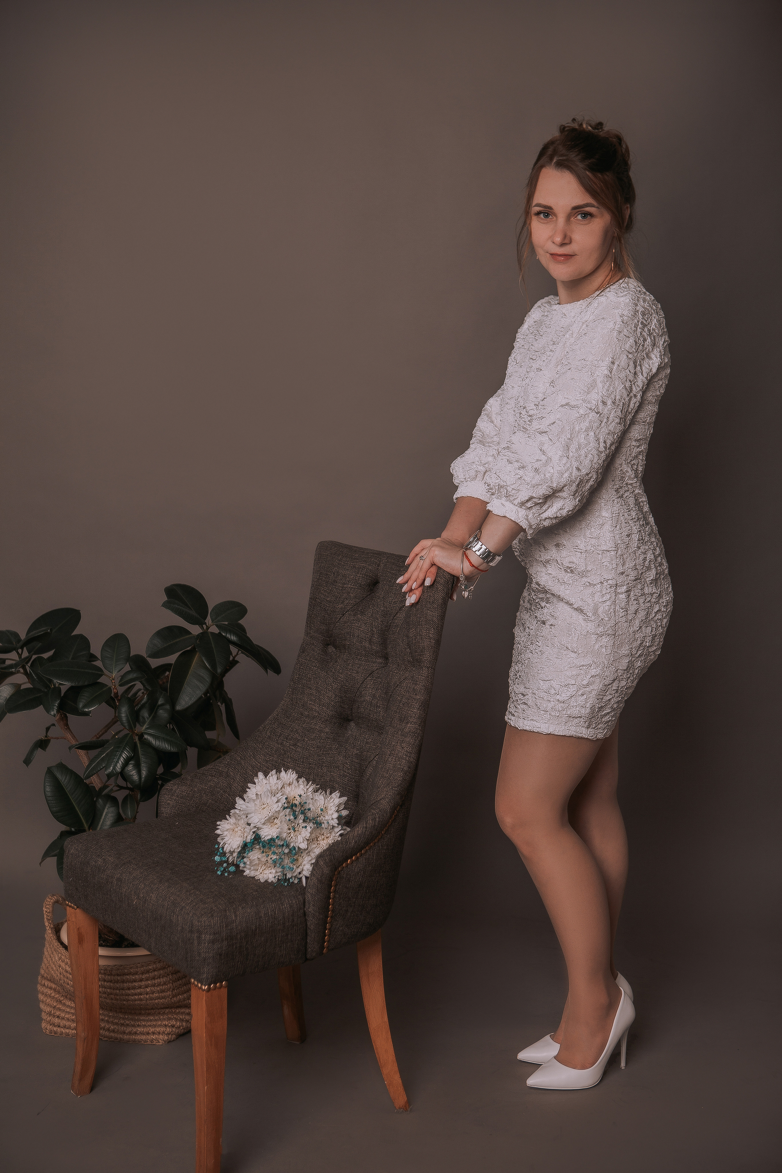 невеста студийная фотосессия