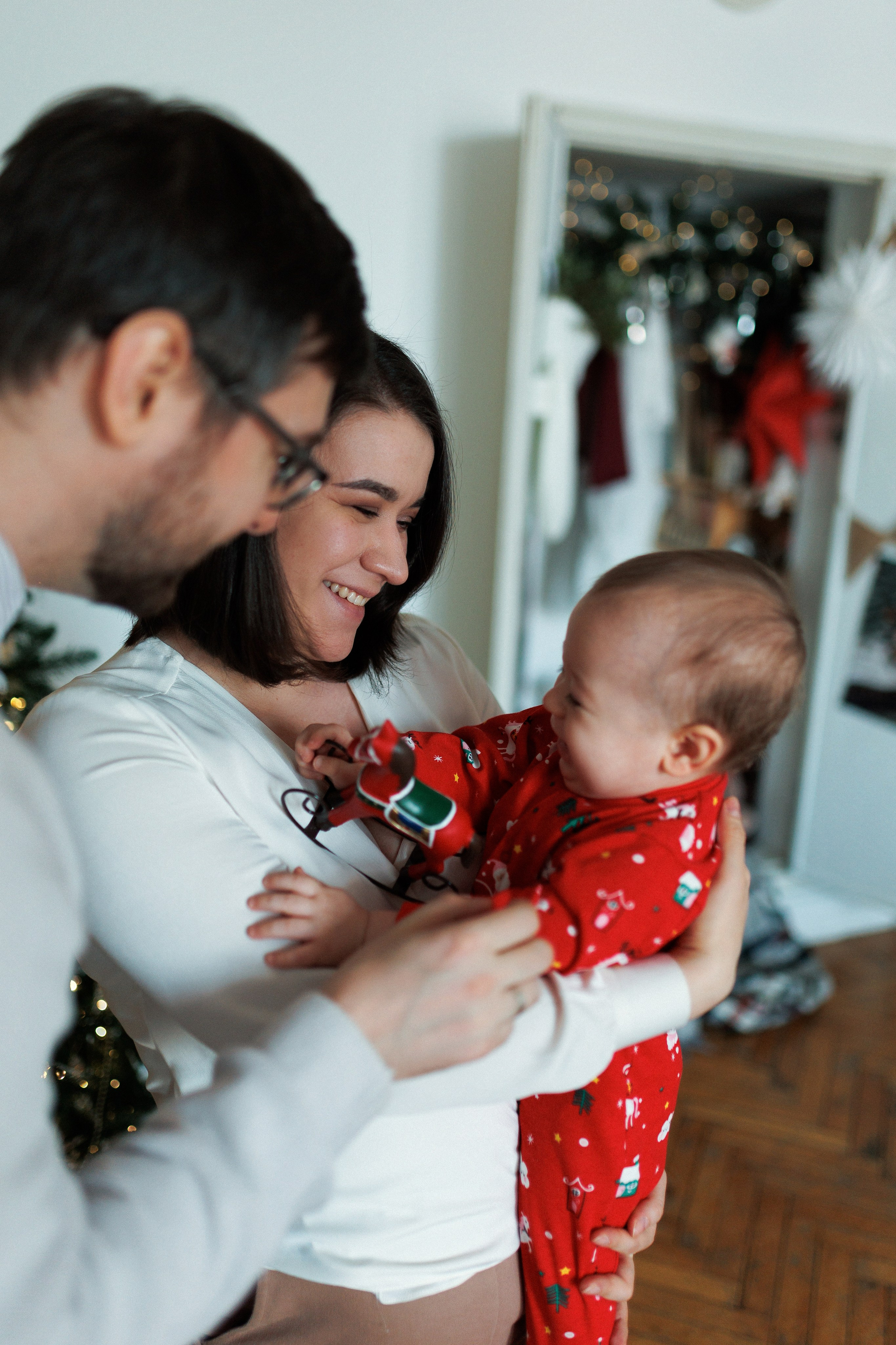 Олег, Анастасия и маленький Костя. Настя Оленченко, портретный/семейный фотограф на цифру и плёнку Москва