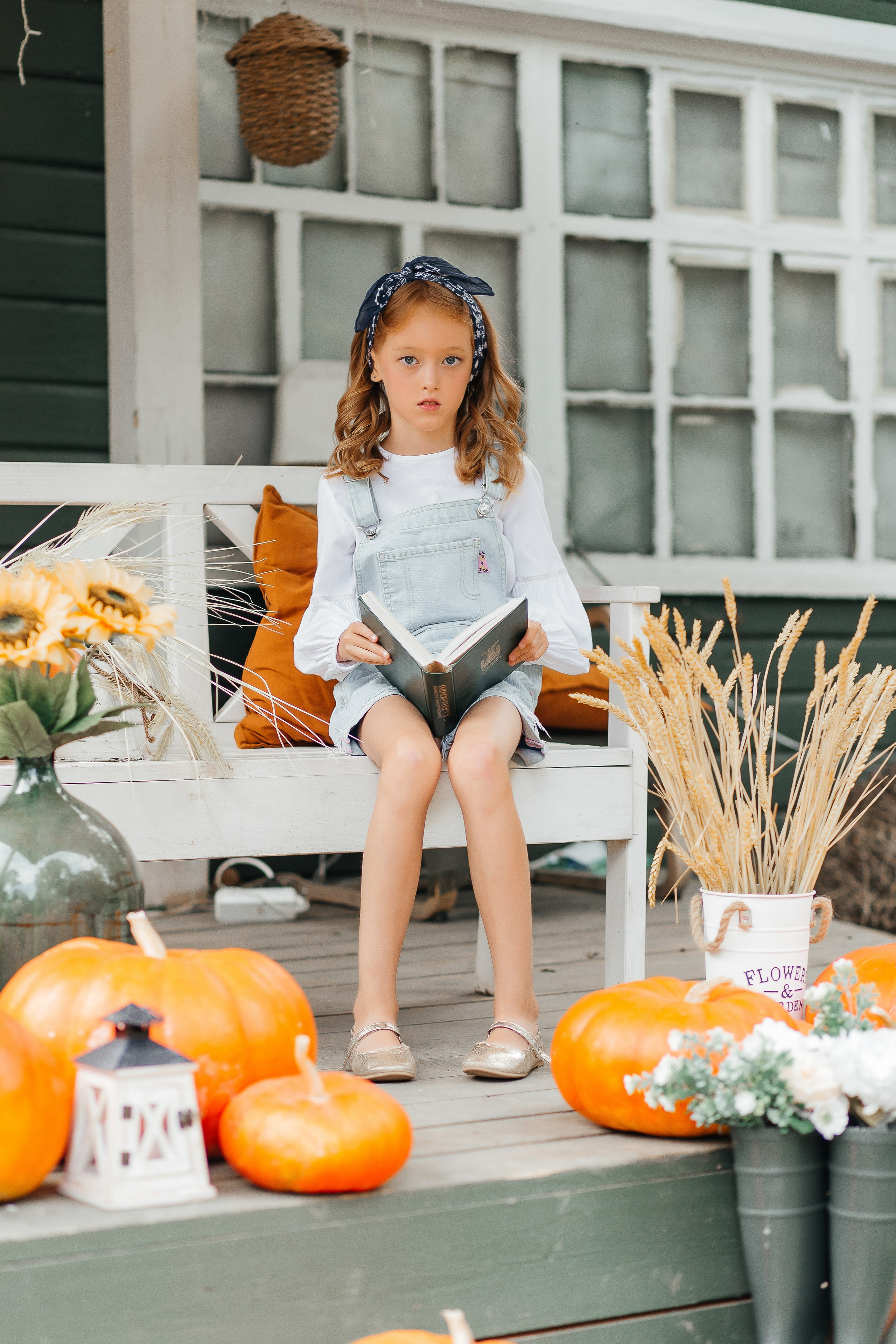 Осенняя детская фотосессия с арбузами. Фотограф в Подольске — Мария Бучнева