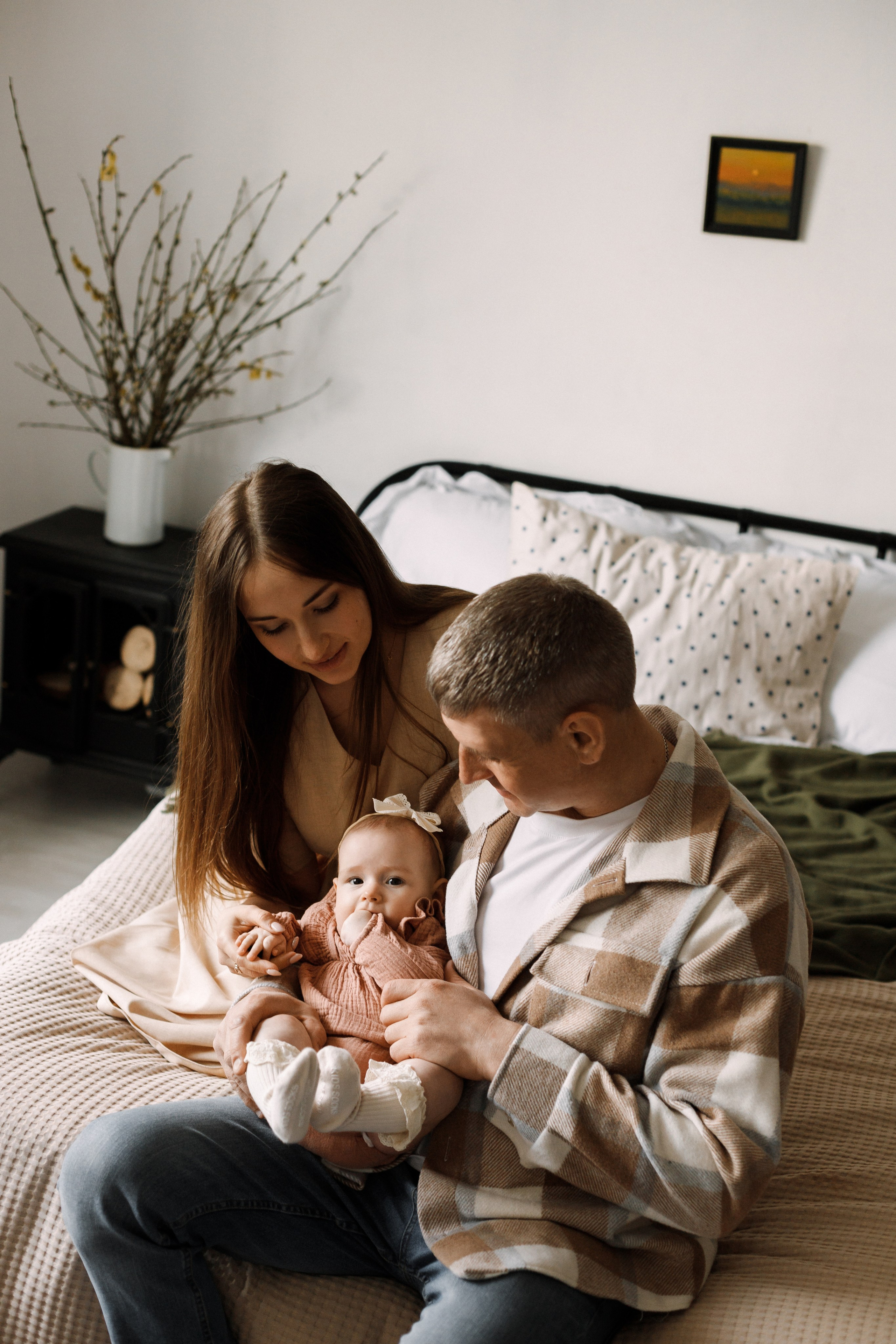 Оля, Алексей и Кариночка фотостудия Фабрика. Фотограф Александра Сыщенко