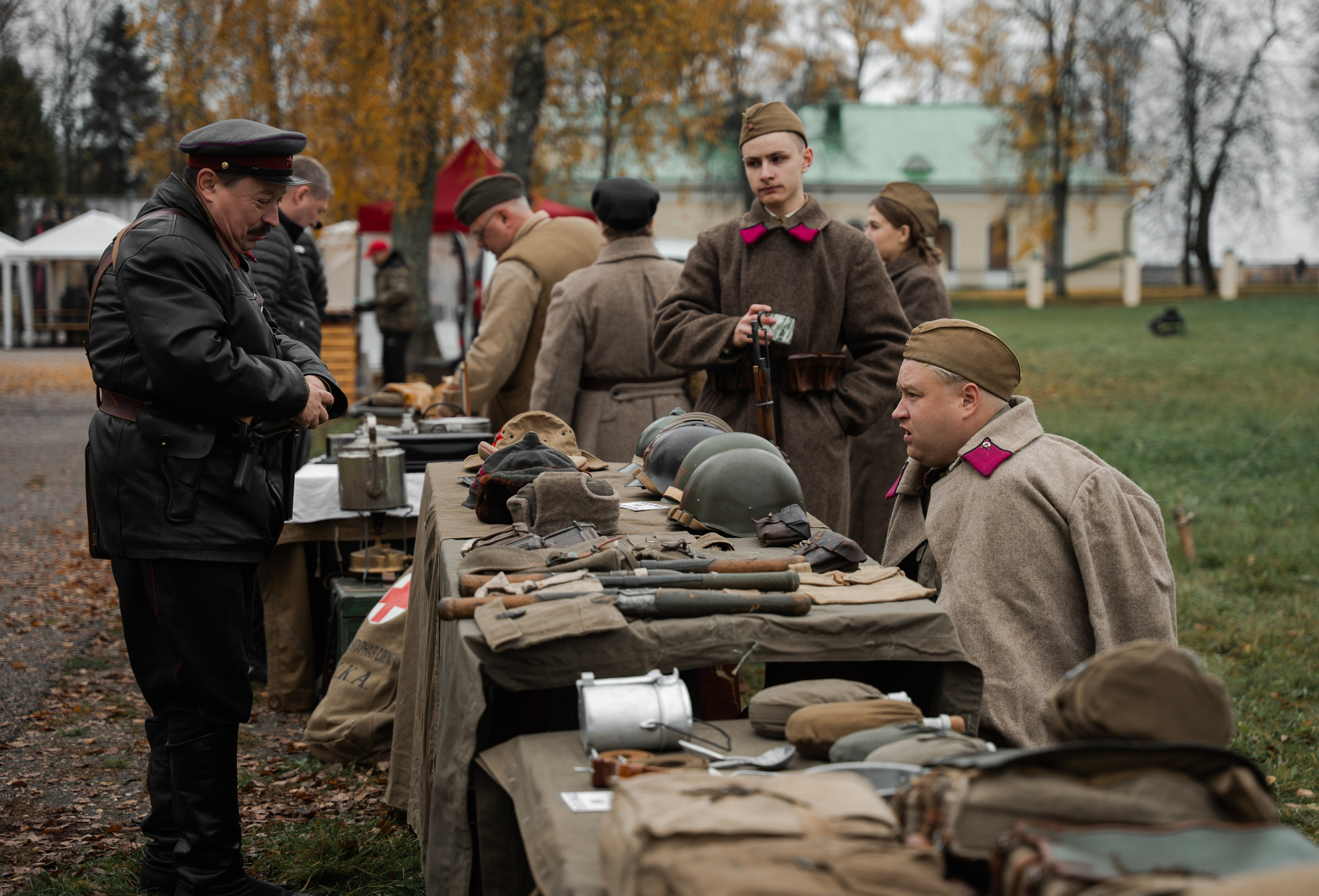 «Москва за нами» — реконструкция битвы в Подмосковье, п. Бородино. Свадебный фотограф Виктория Баталина