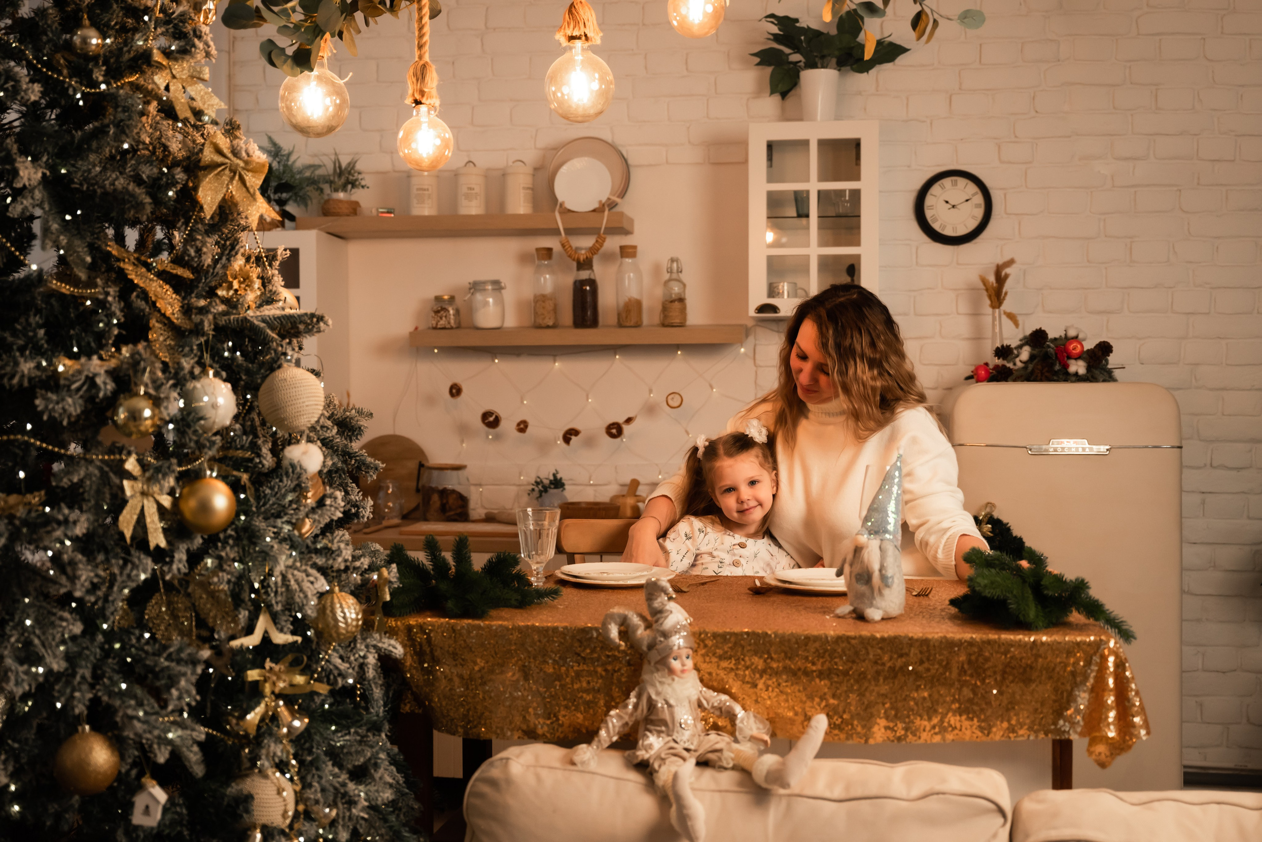 Новогодняя фотосессия в студии Location. Фотограф Ксения Огородова портфолио