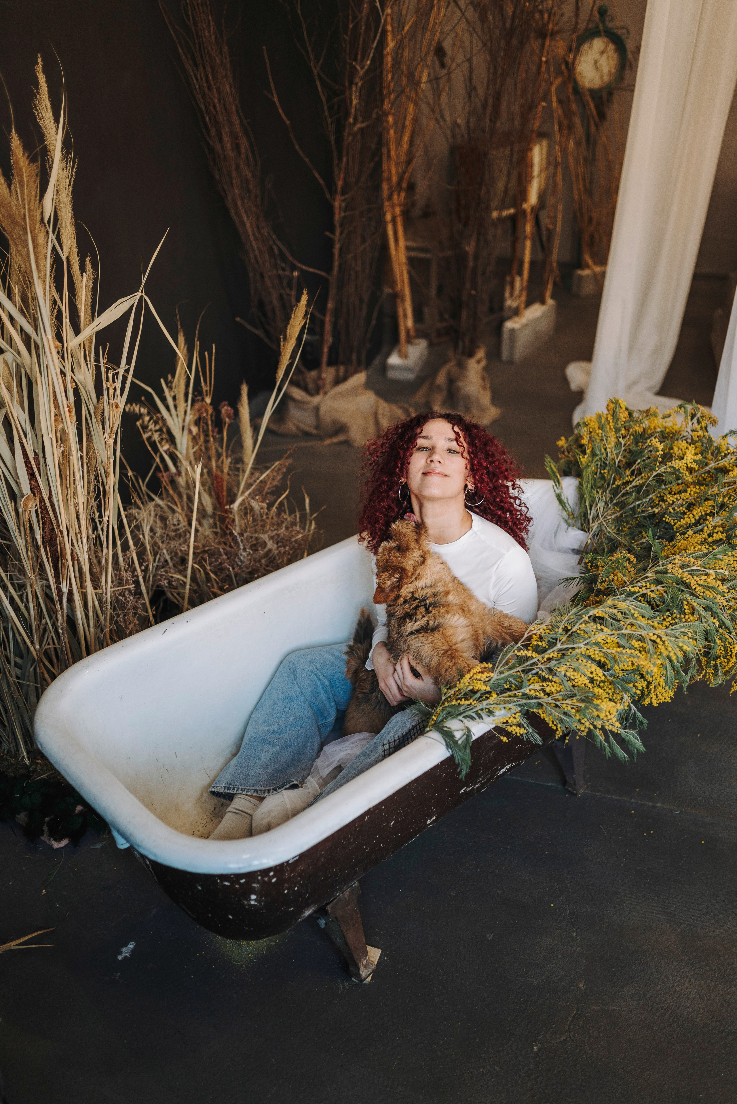 Маша и Рамси. Фотограф анималист в Спб недорого Олеся Майорова