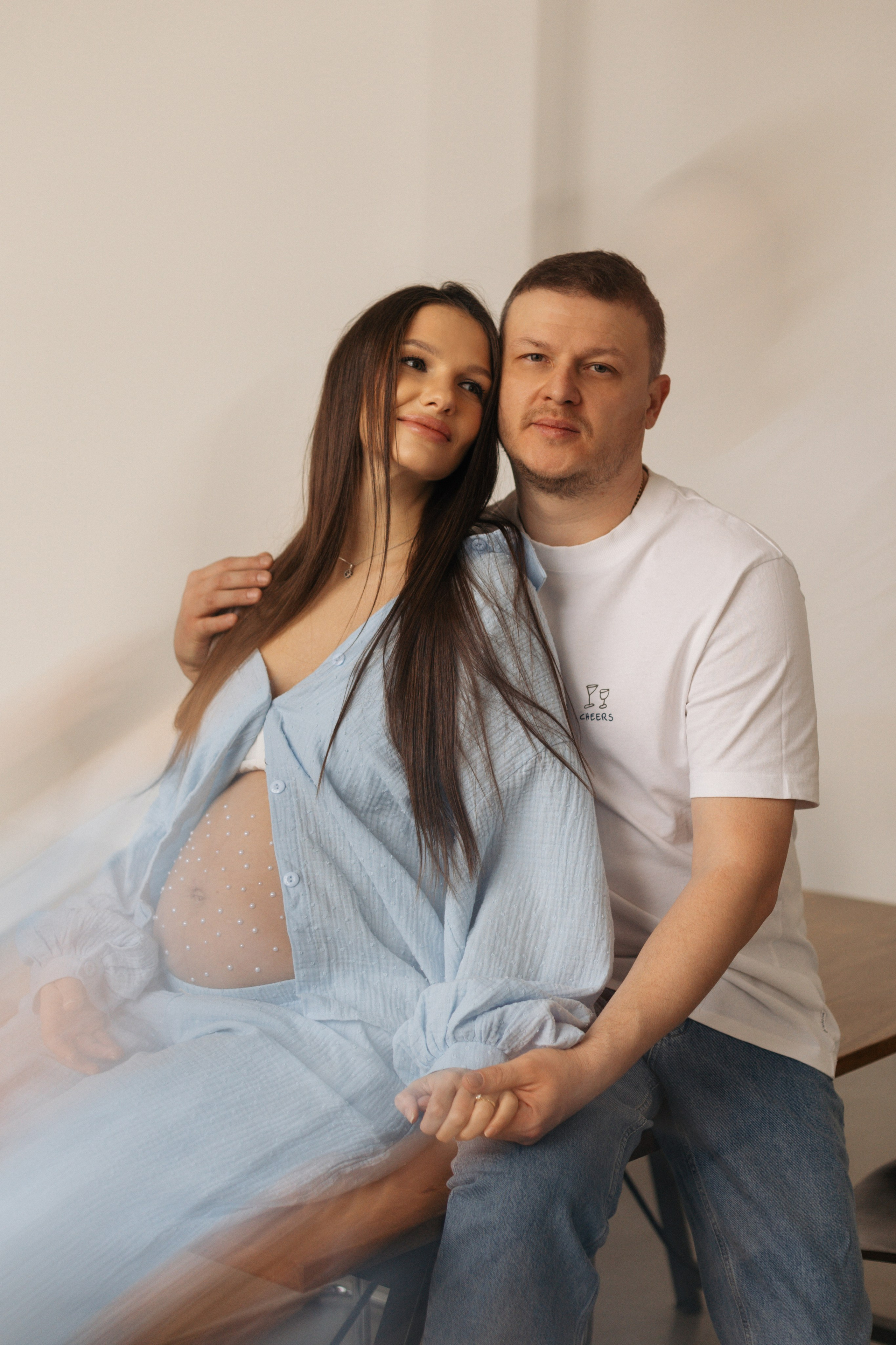 Фотосессия беременности с кошкой — фотограф Кристина Филимонова