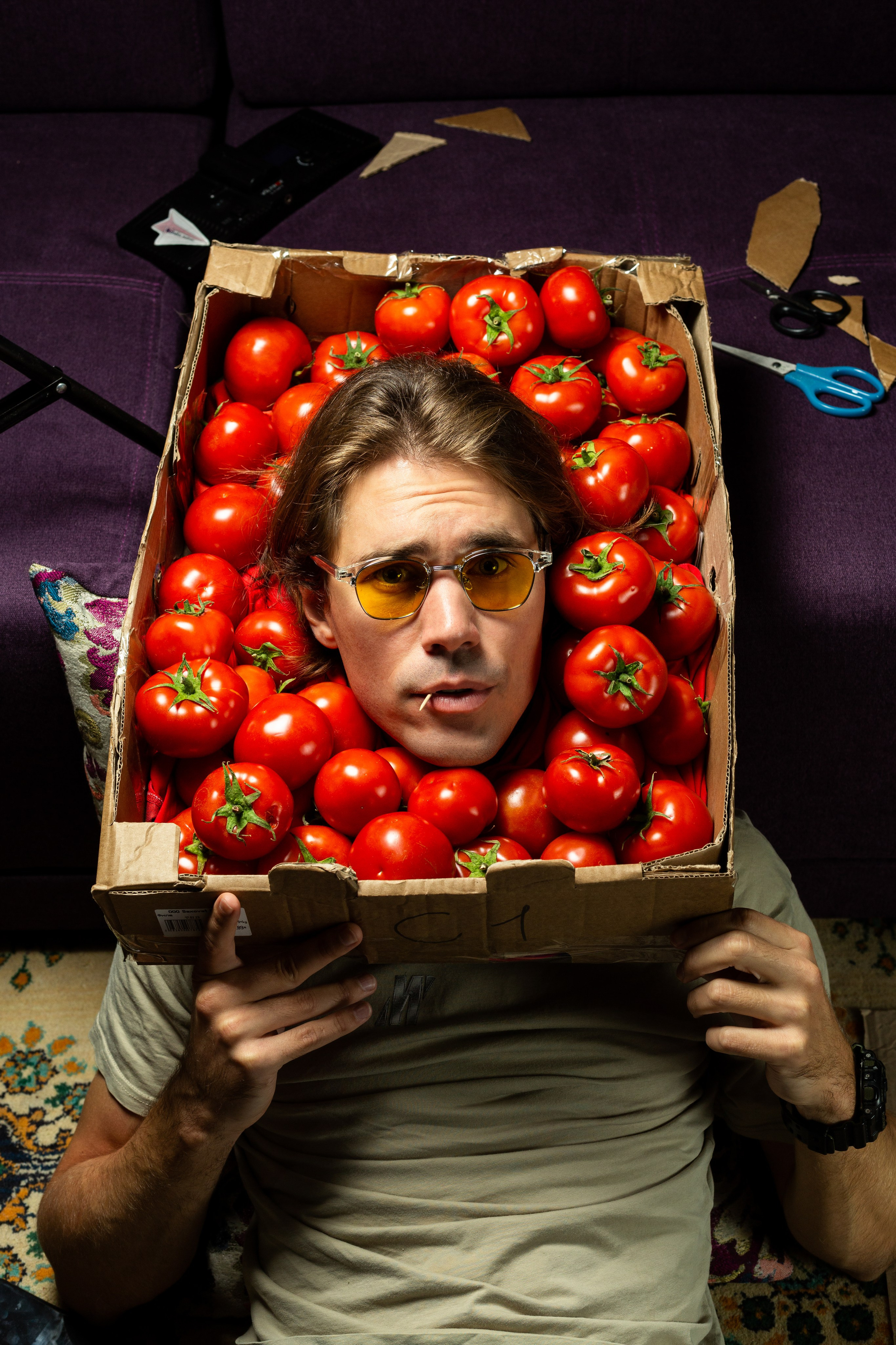 Коля в томатах. Евгений Матвеев — фотограф в Санкт-Петербурге