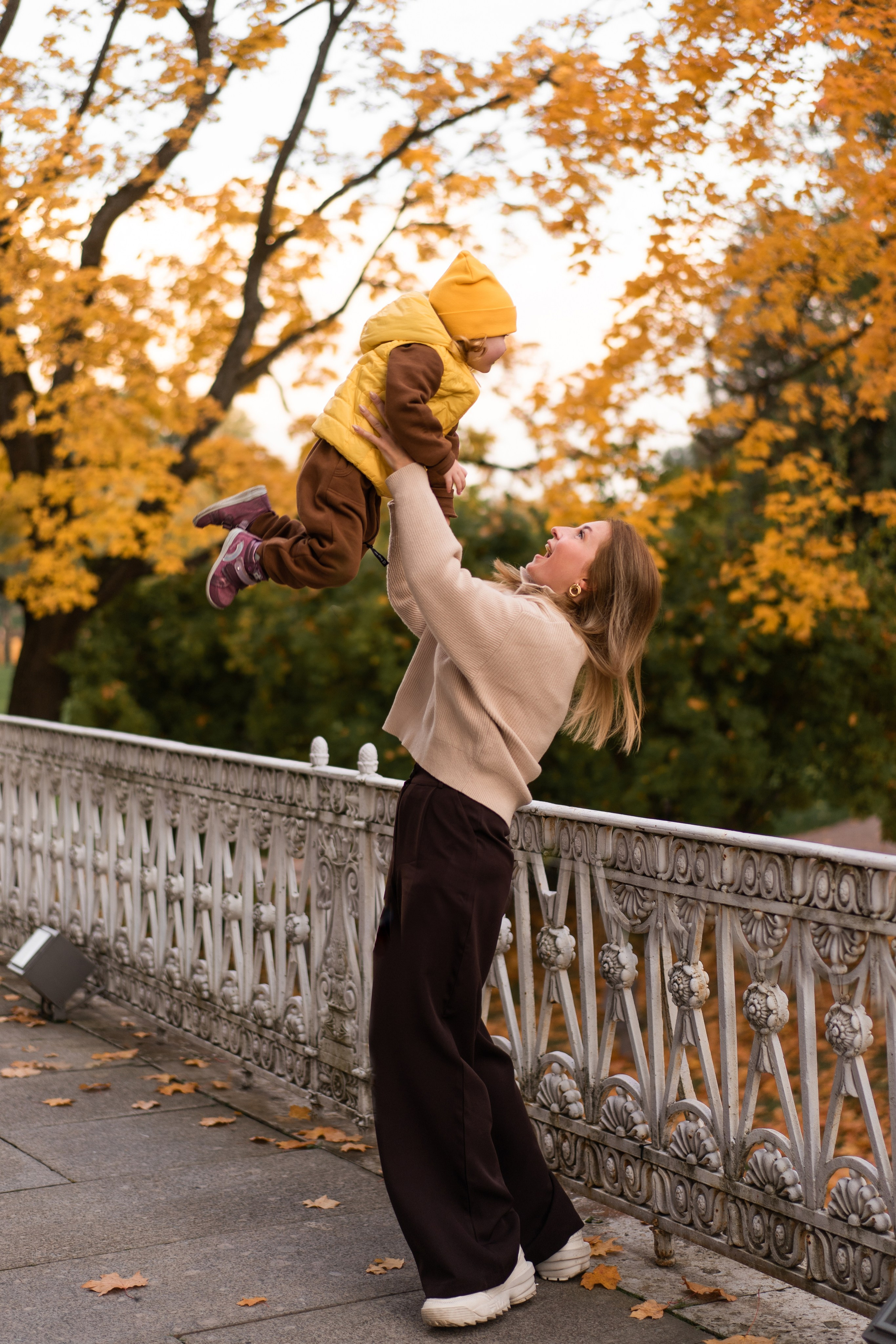 Порогулка в ЦПКиО. Семейный и детский фотограф в Санкт-Петербурге Дарина Герчиу