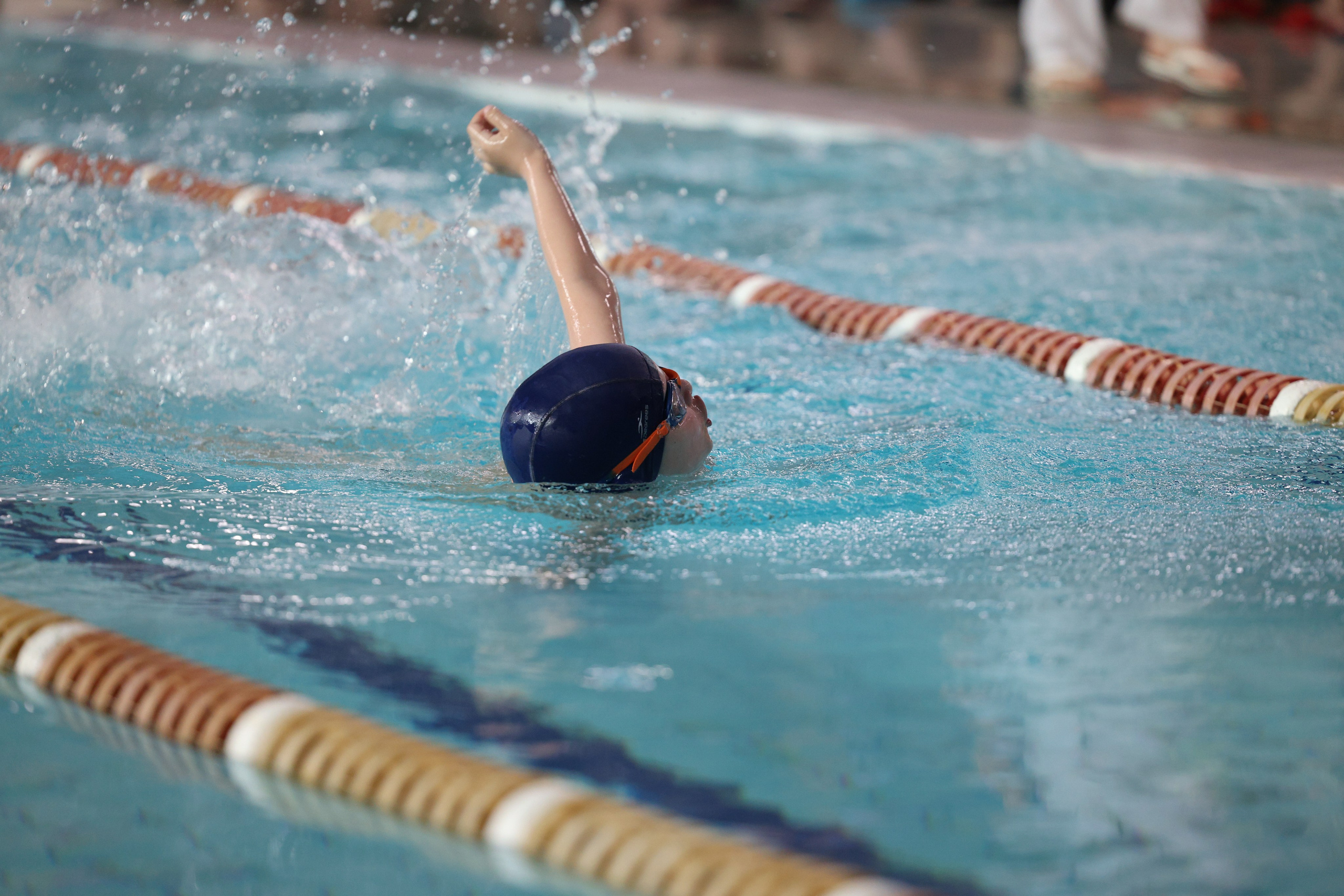 Веселый дельфин. Плавание. Дети 8-9 лет. Фотограф Александр Заломаев