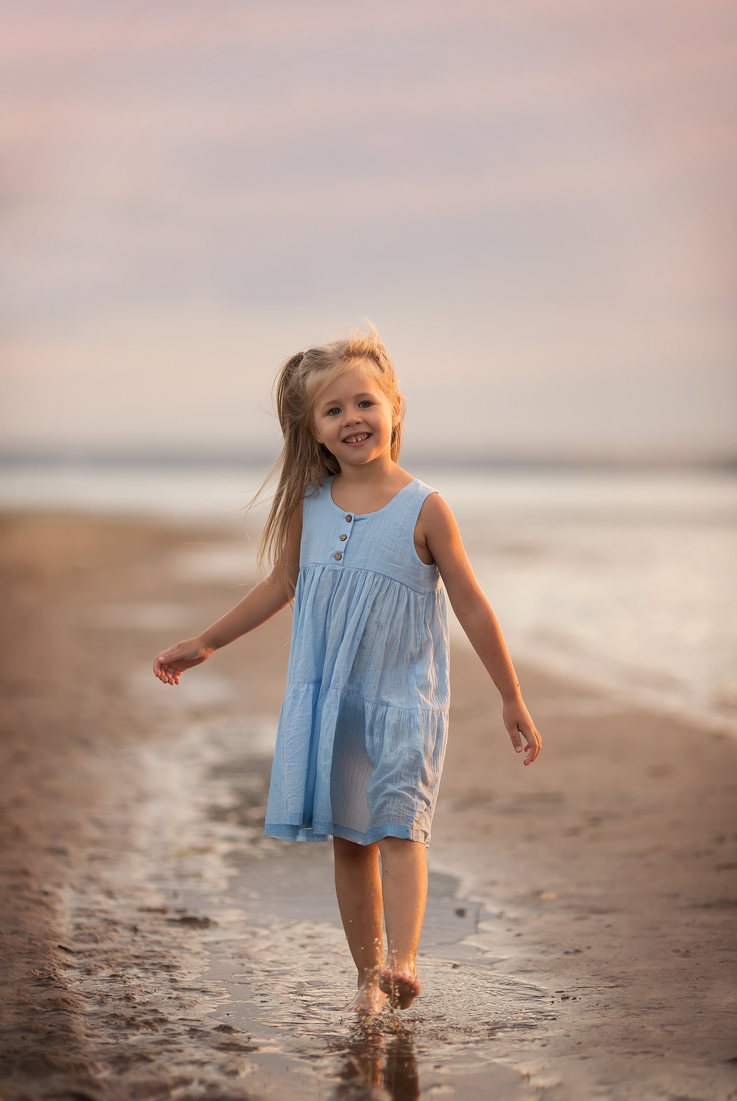 Босиком в закат. Семейный и детский фотограф в Саратове Полина Коткина