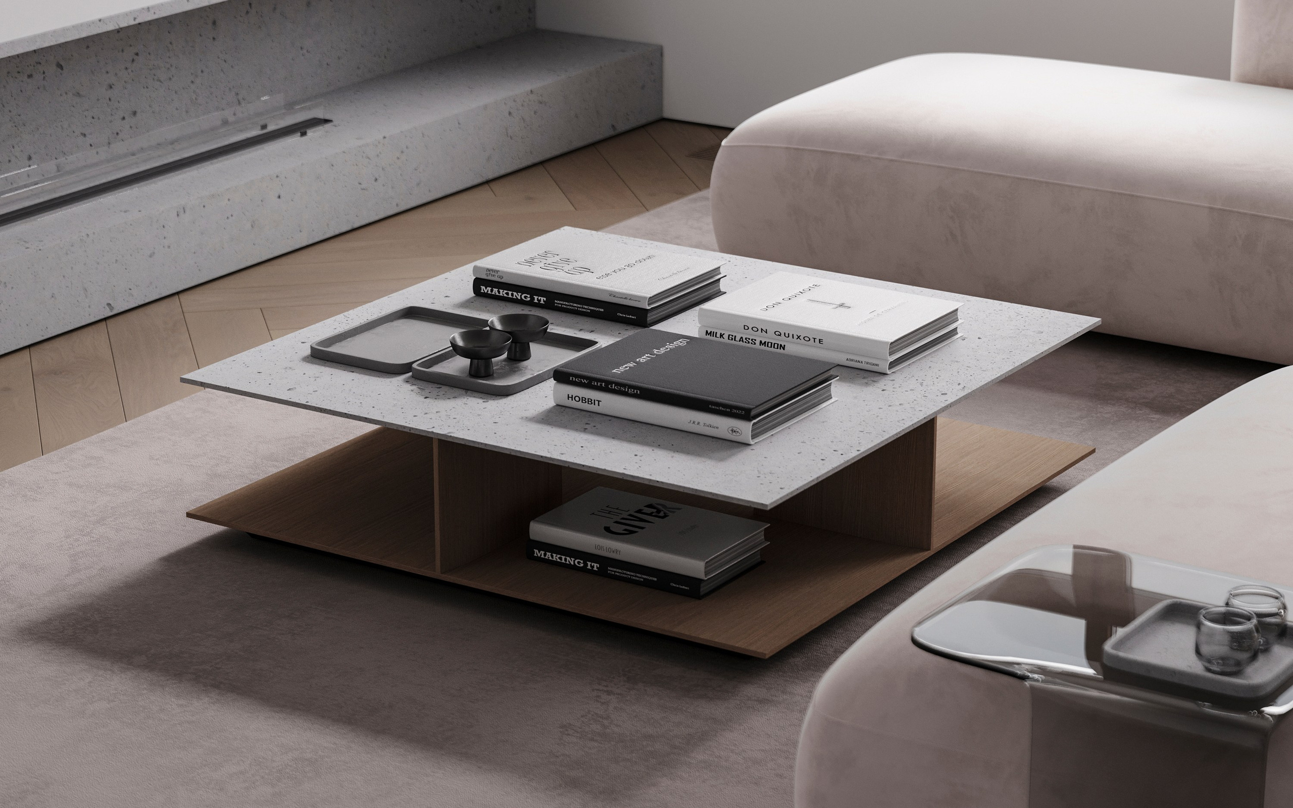 URBAN RETREAT | DESIGNER ANNE KIREEVA. Interior Visualization by Valerie Stetyukevich