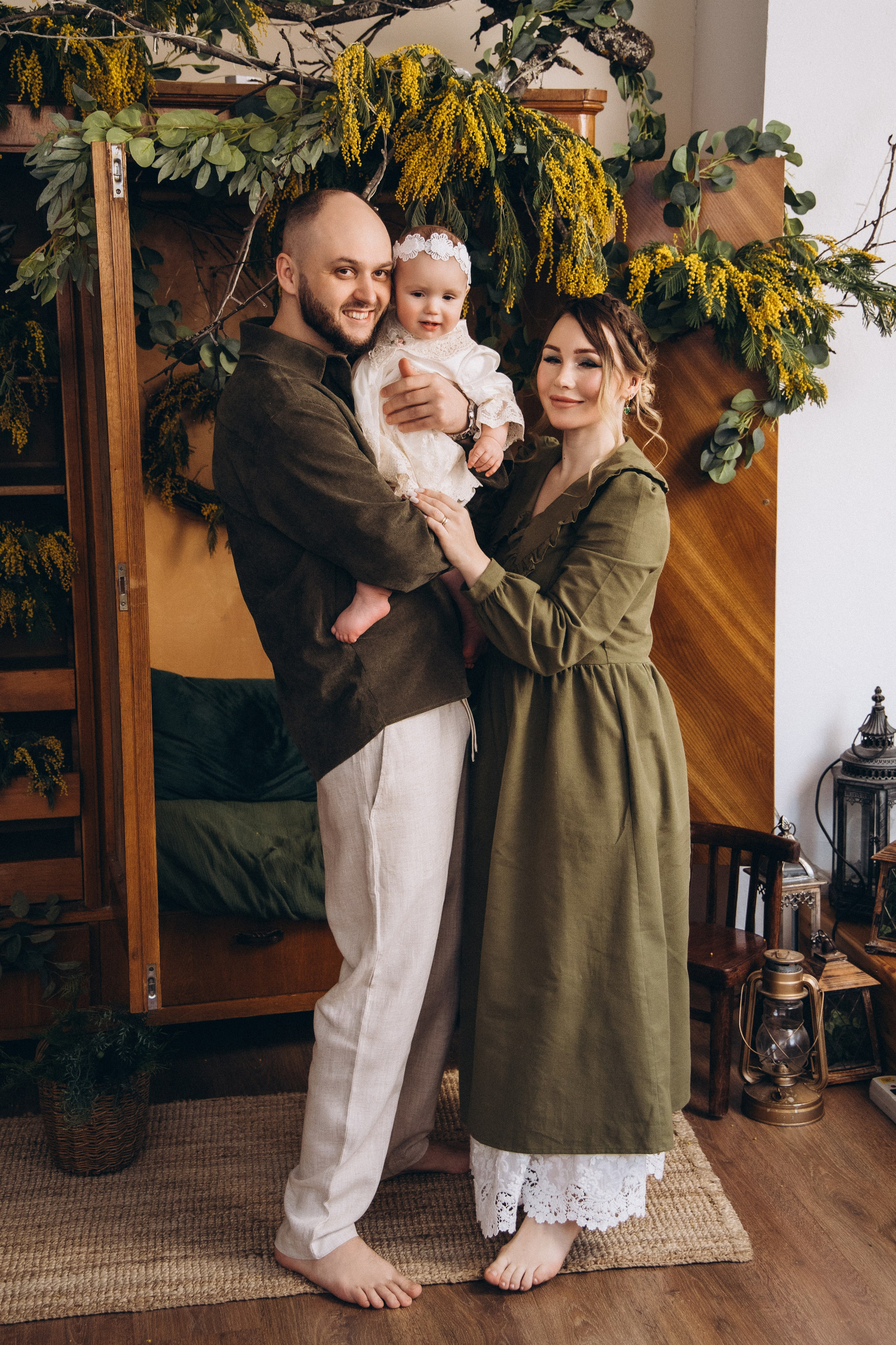 Юлия с семьёй