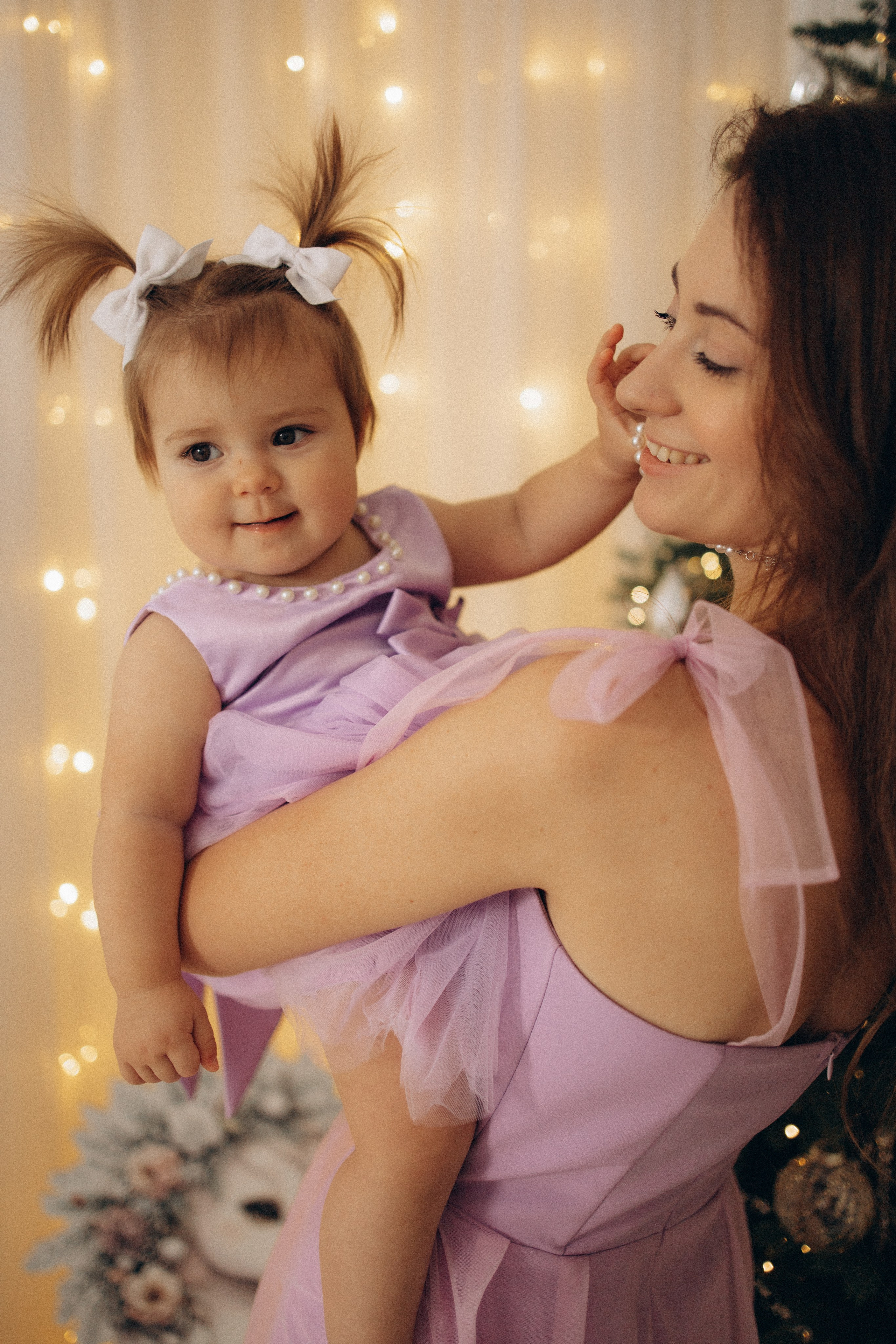 Новый год маленькой Анечки. Семейный фотограф в Москве Анастасия Шалда