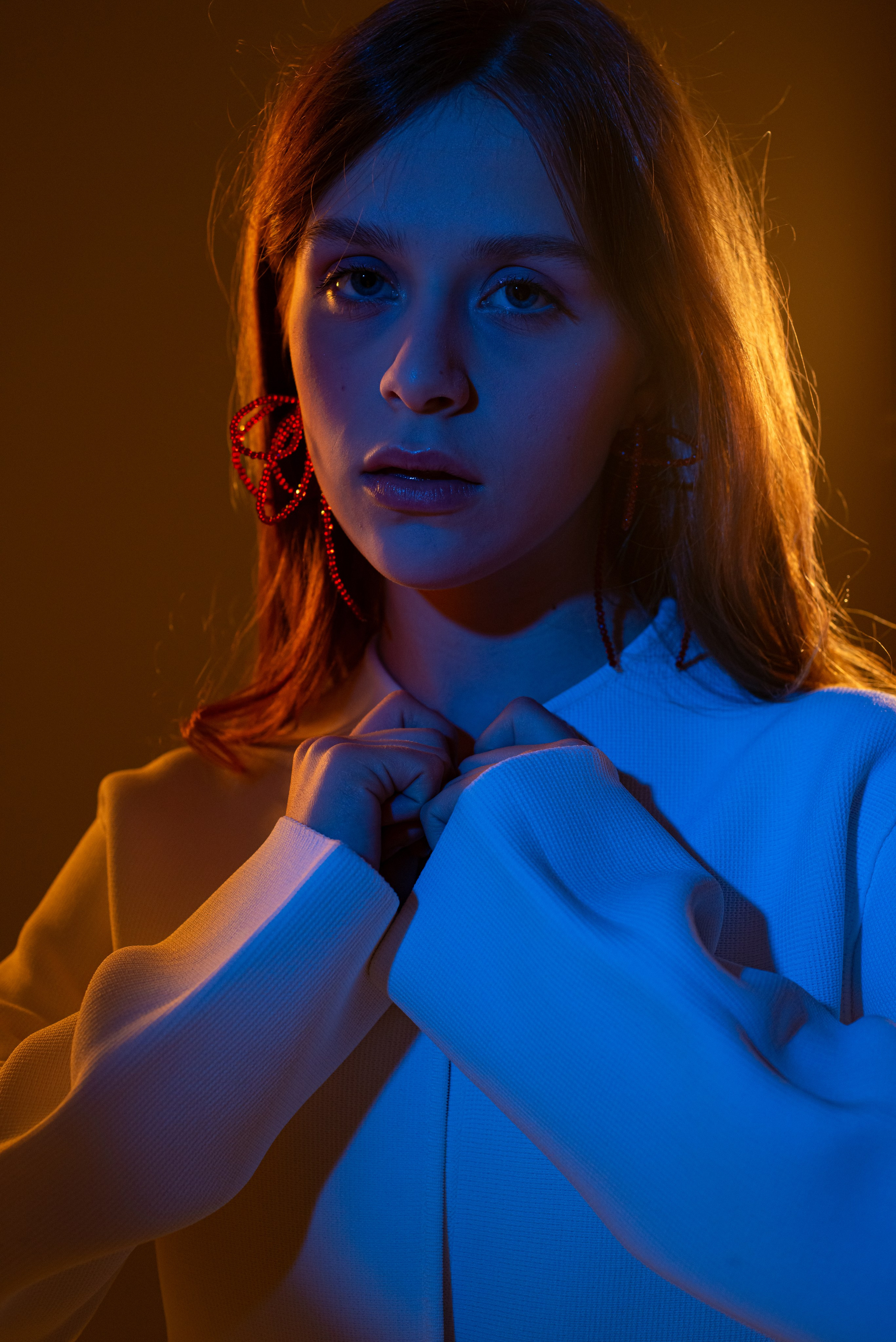 Fashion съемка с цветными фильтрами