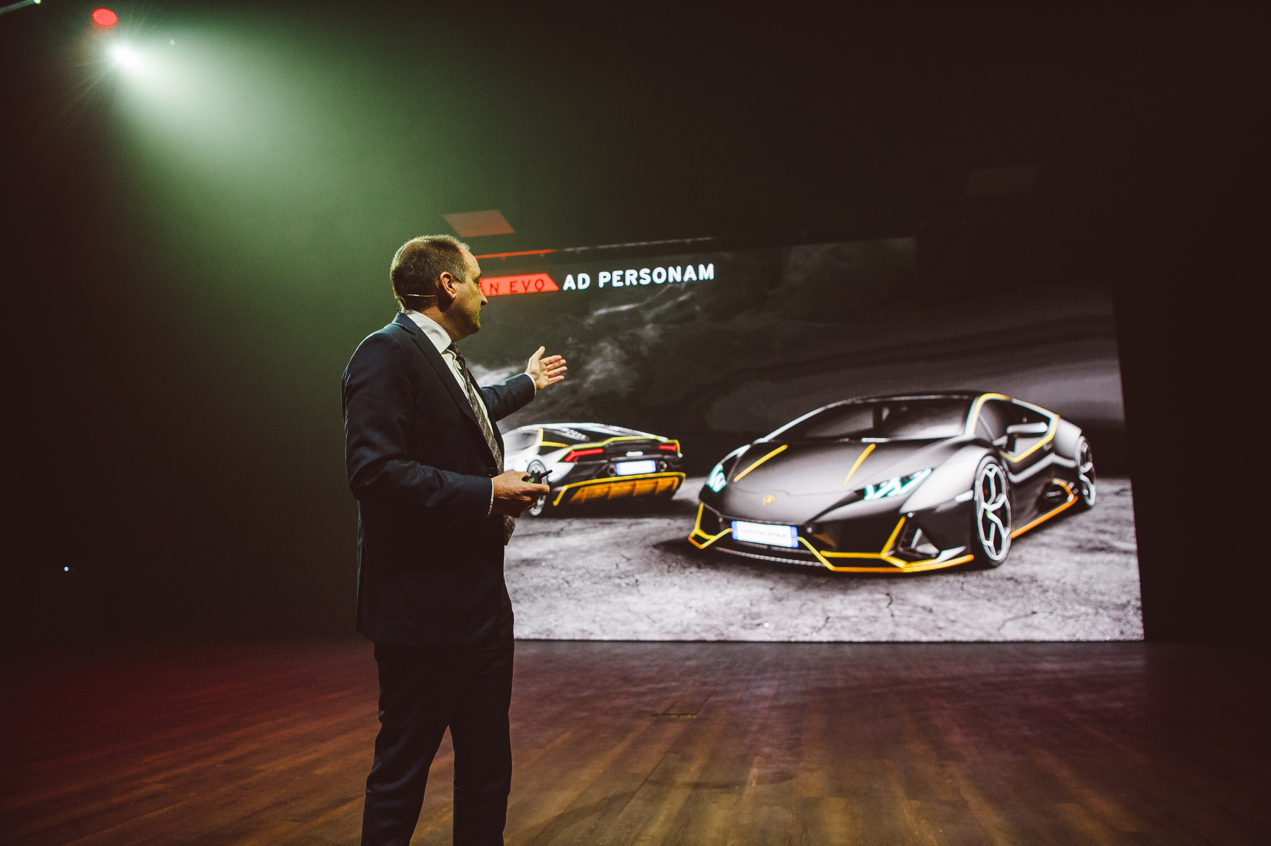 Мировая премьера Lamborghini Huracan EVO, Москва. Репортажный фотограф Андрей Бузин