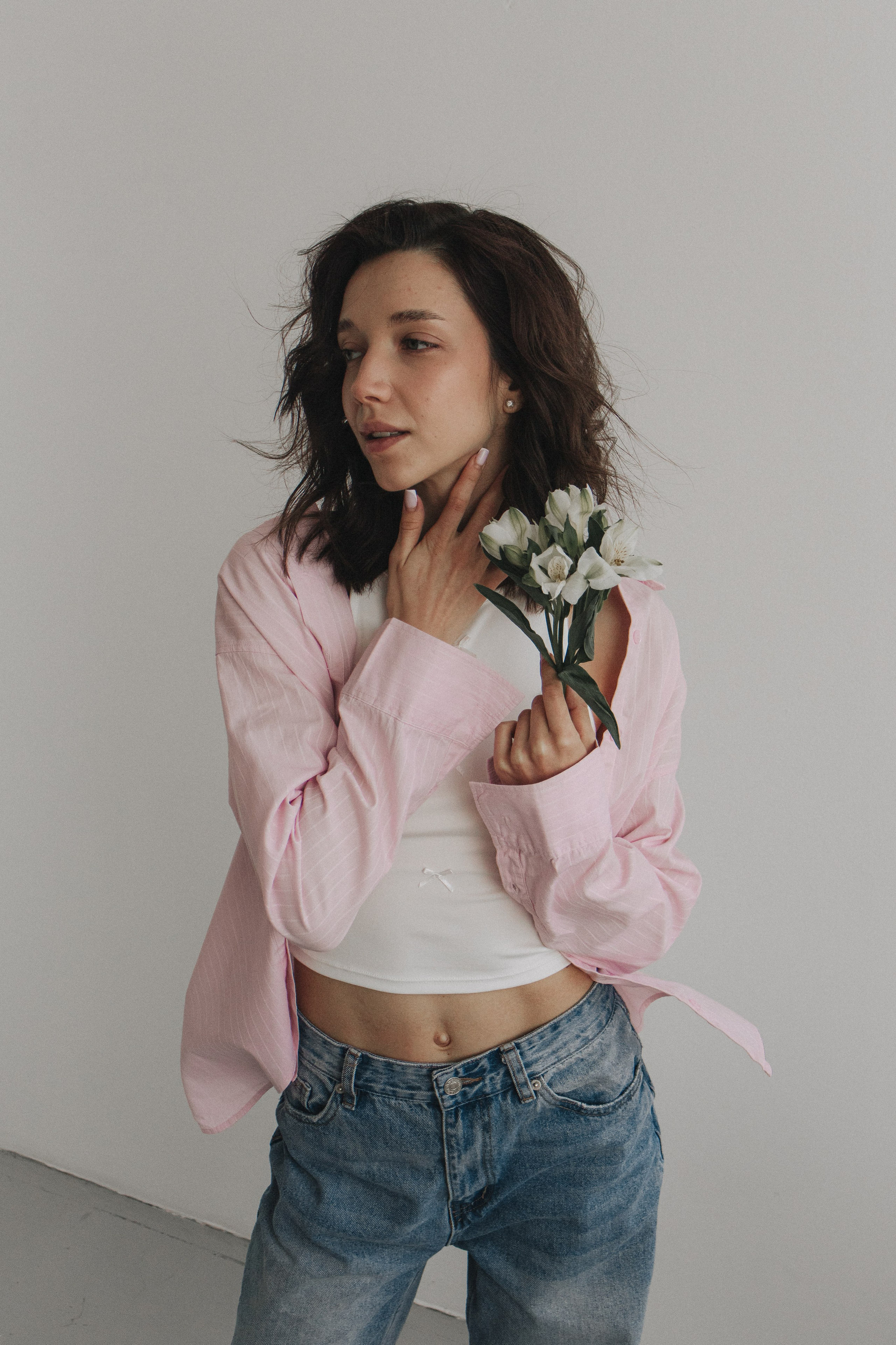 Софья. Весенняя фотосессия в студии. Семейный и женский фотограф Москва Юлия Левада