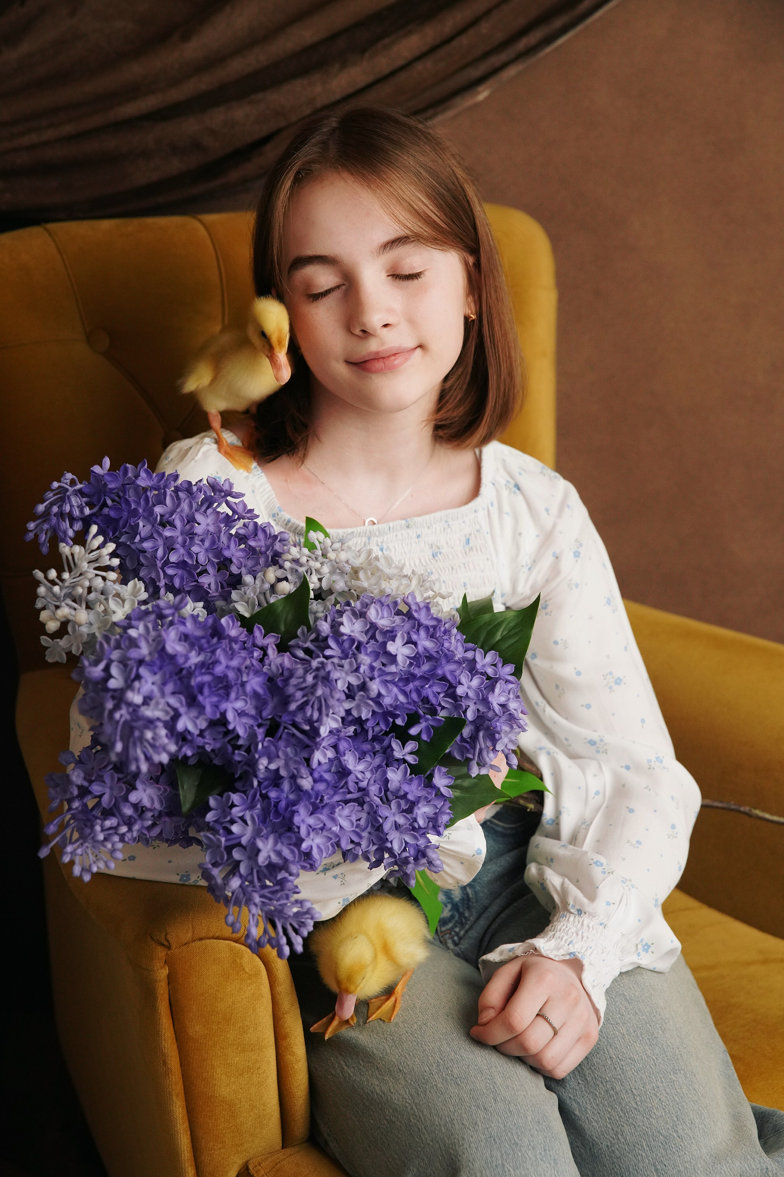 Утята. Фотограф новорожденных. Семейный и детский фотограф в городе Сургуте