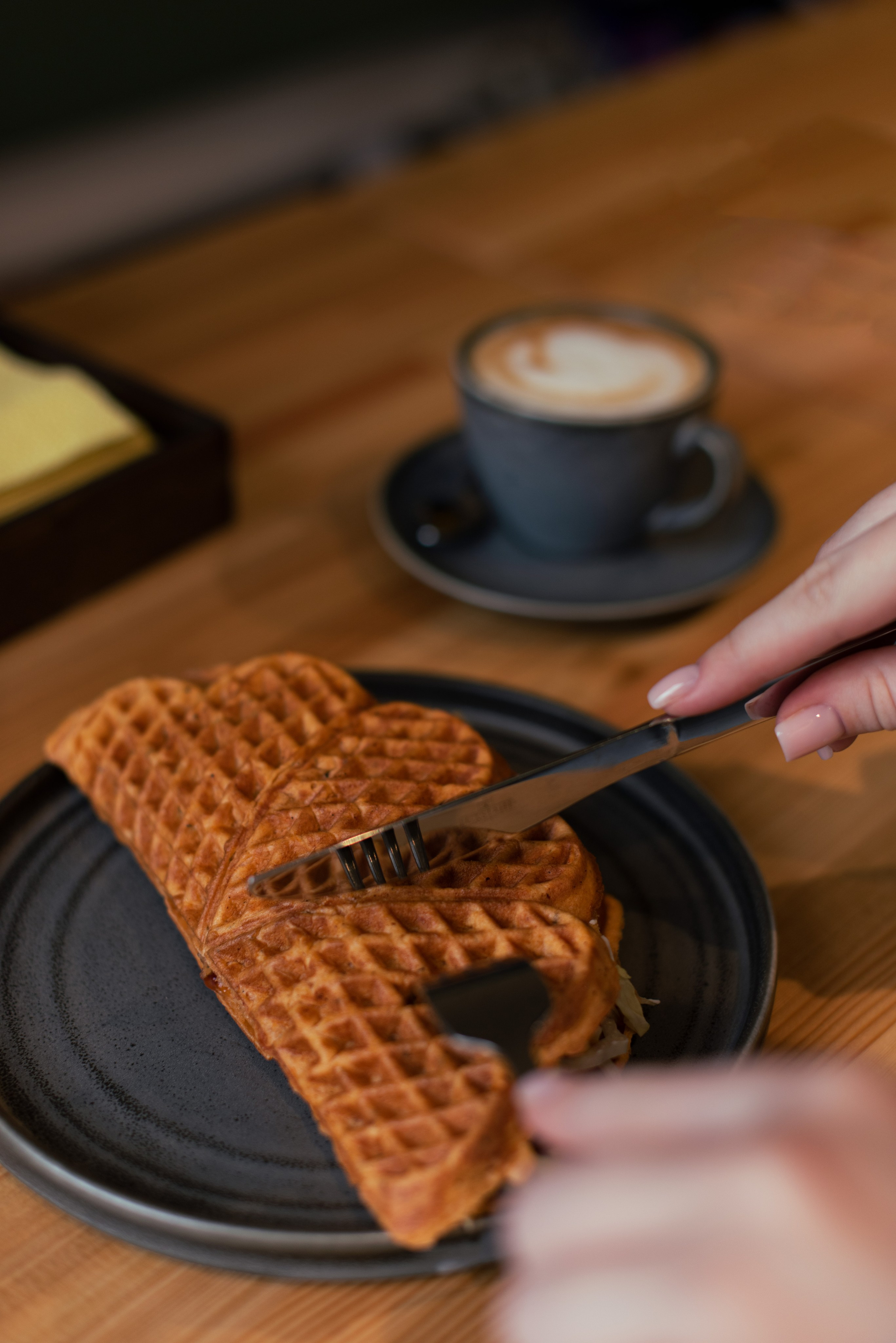 Съемка для кафе Vaffel. Женский фотограф в Москве и МО