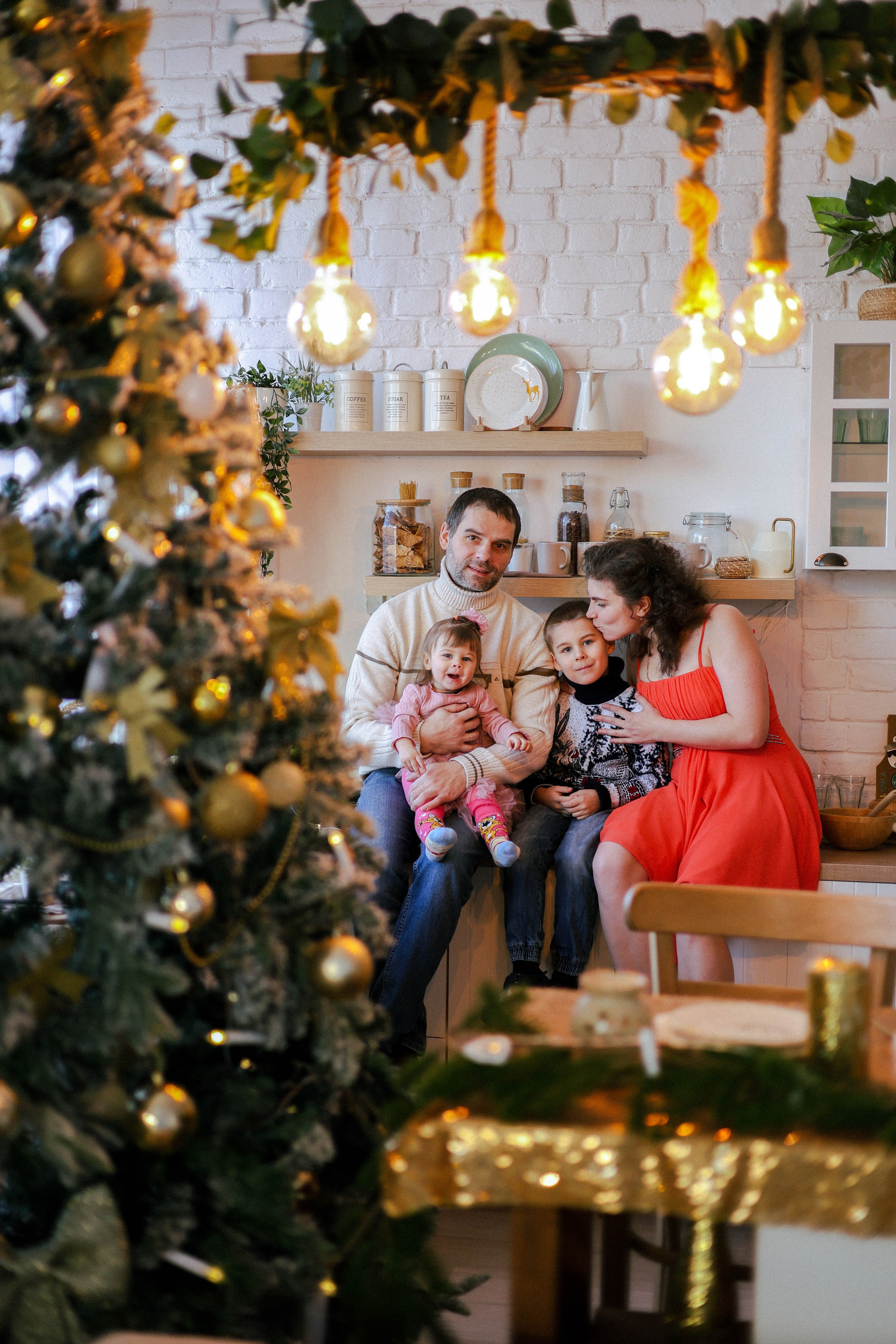 Новогодняя история «Нелля и ее семья». Фотограф в Москве Анастасия Калинина