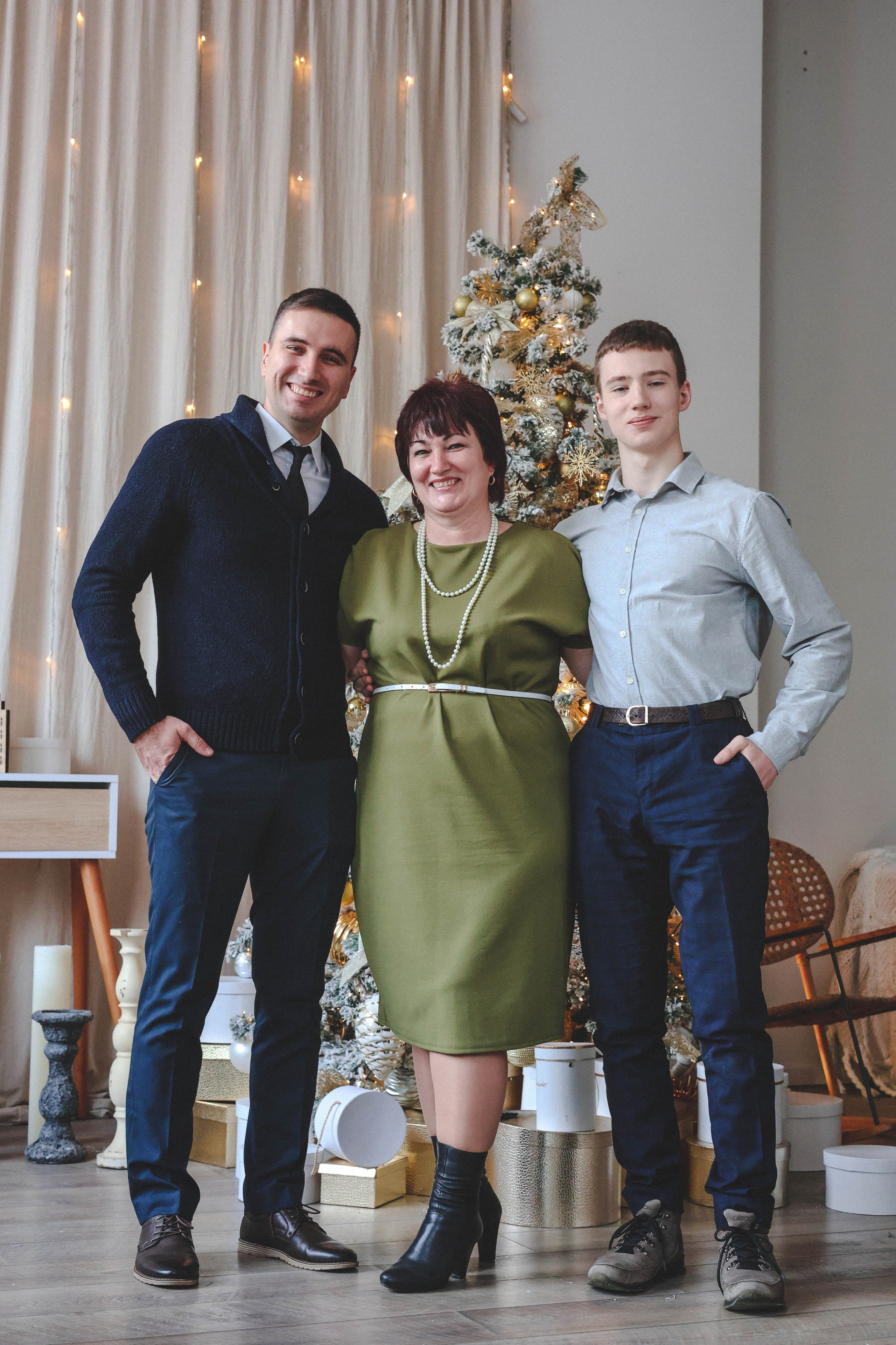 Новогодняя история «Светлана и ее семья». Фотограф в Москве Анастасия Калинина