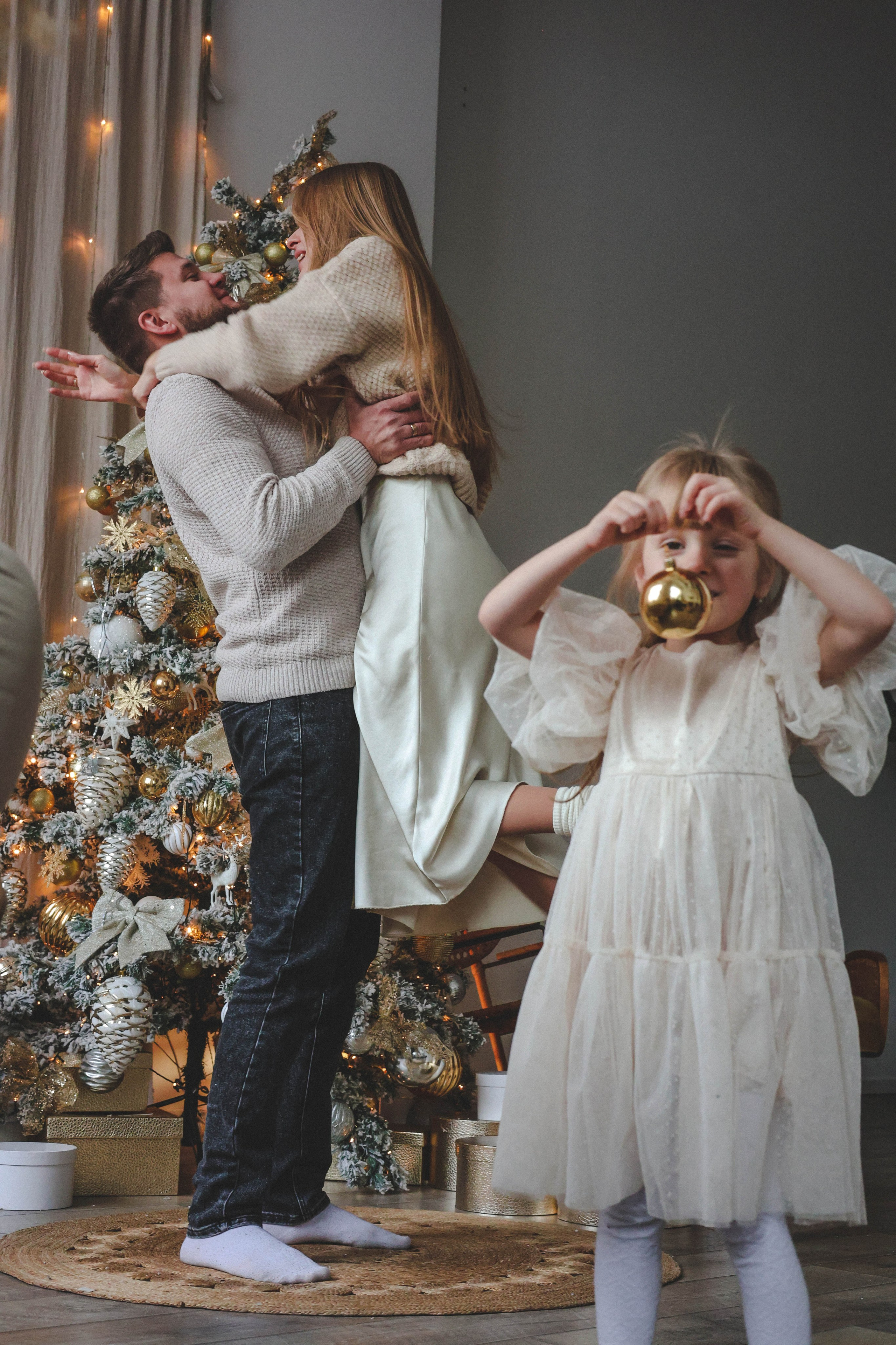 Новогодняя история «Кира и ее семья». Фотограф в Москве Анастасия Калинина