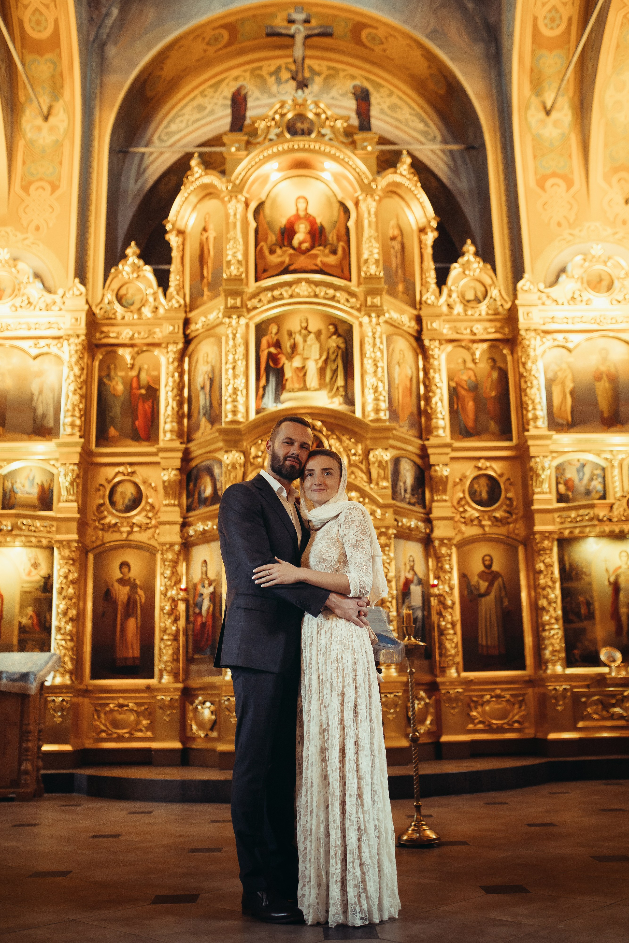 Венчание Виктора и Марии. Фотограф на Крещение, семейный фотограф в Москве