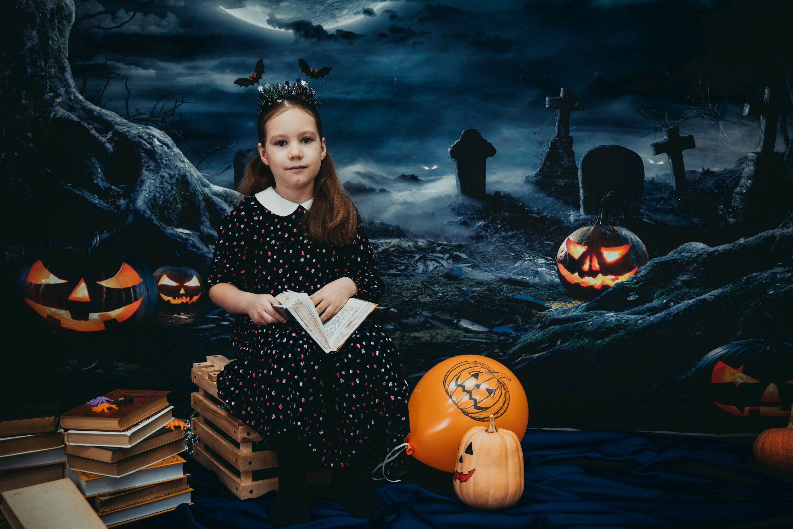 Детский праздник Halloween 28.10.2023. Свадебный и семейный фотограф в Красноярске Леонид Максимов