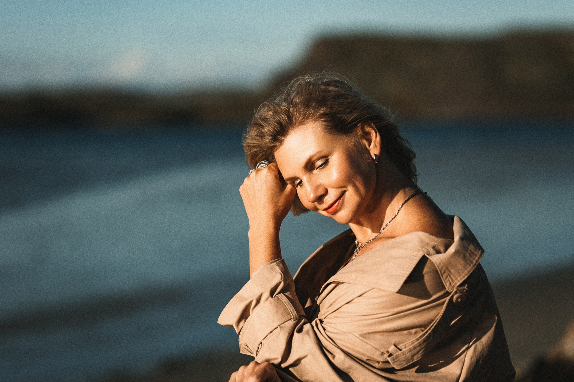 Женский портрет на закате. Фотограф в Мурманске Екатерина Рудак