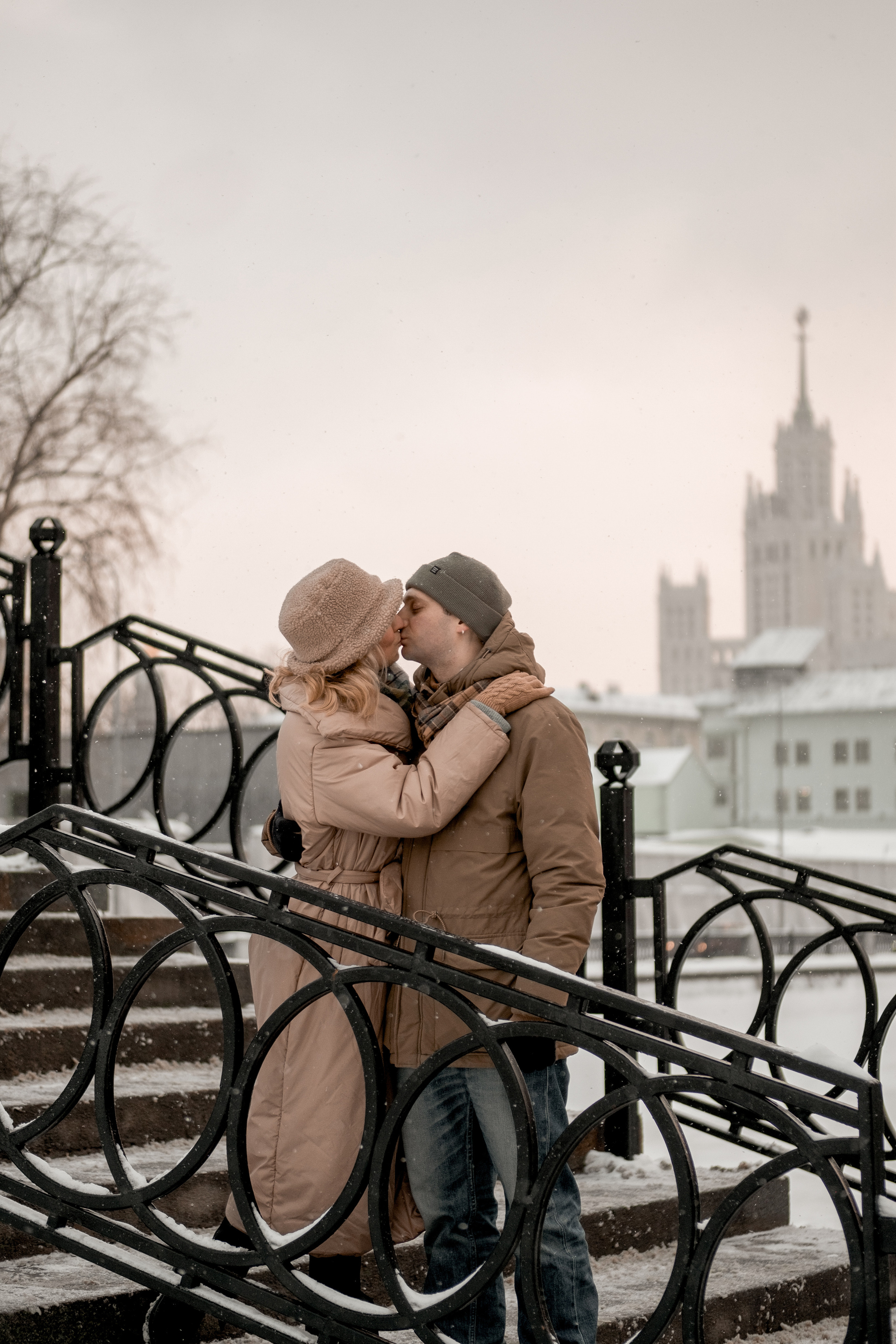Мягкий снегопад. Свадебный и семейный фотограф в Москве Инника Кетлер