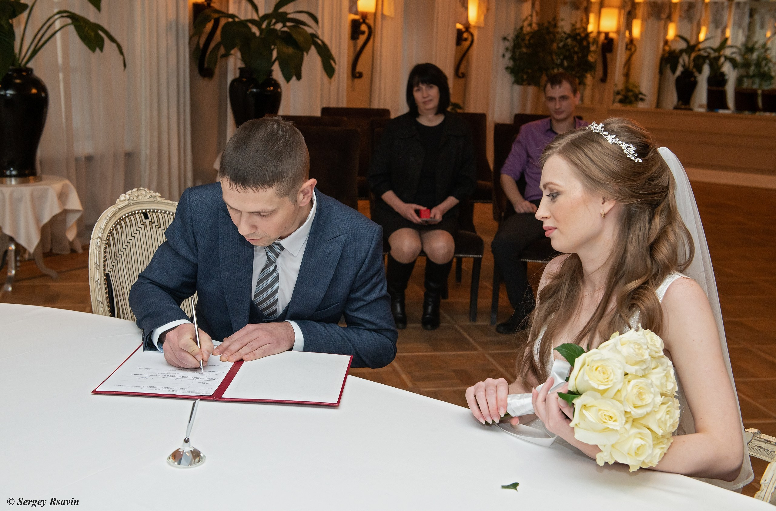 Регистрация в особняке. Фотограф в Москве Сергей Рсавин
