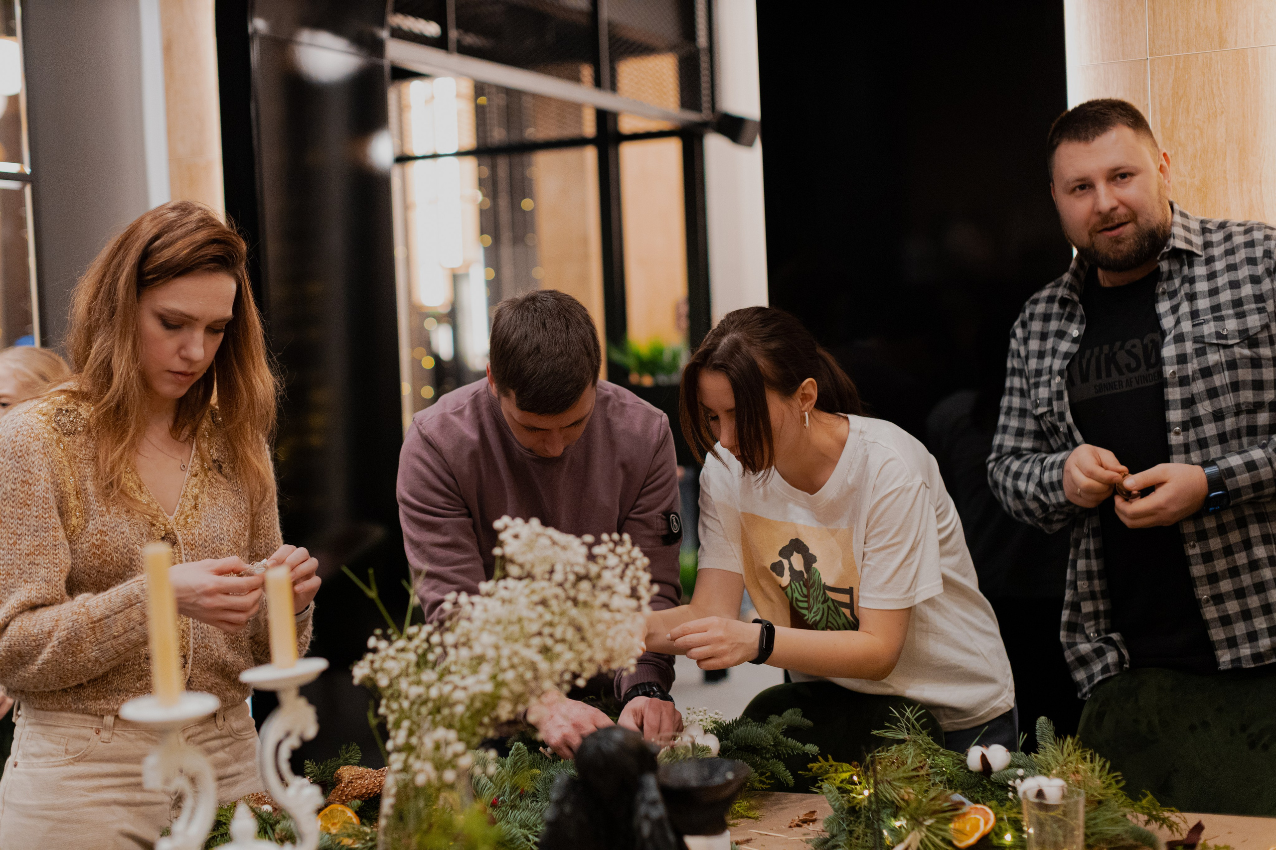 Мк Новогодний Венок. Анастасия Ракчеева Художник