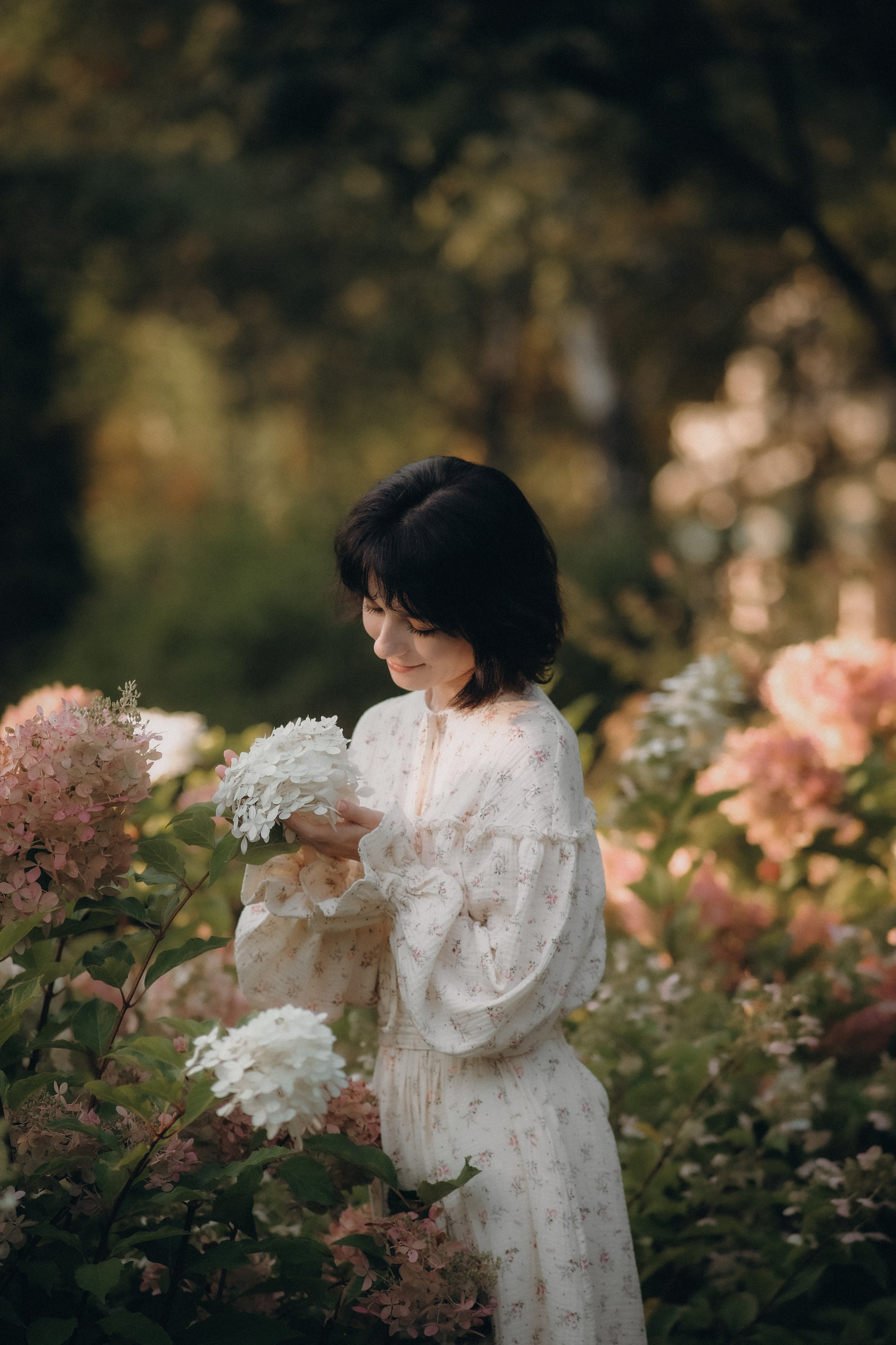 Утро в гортензиях. Свадебный и семейный фотограф в Москве Инника Кетлер