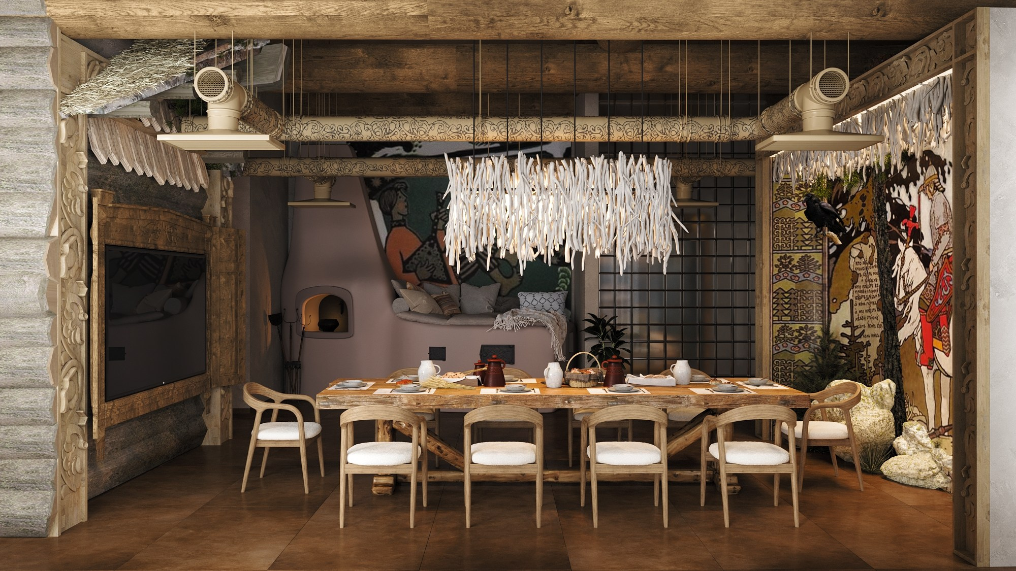 Банный комплекс " Зелёный Бор». Екатеринбург. Клиент Городище. Евгений Пырков — 3d визуализатор интерьеров и экстерьеров России