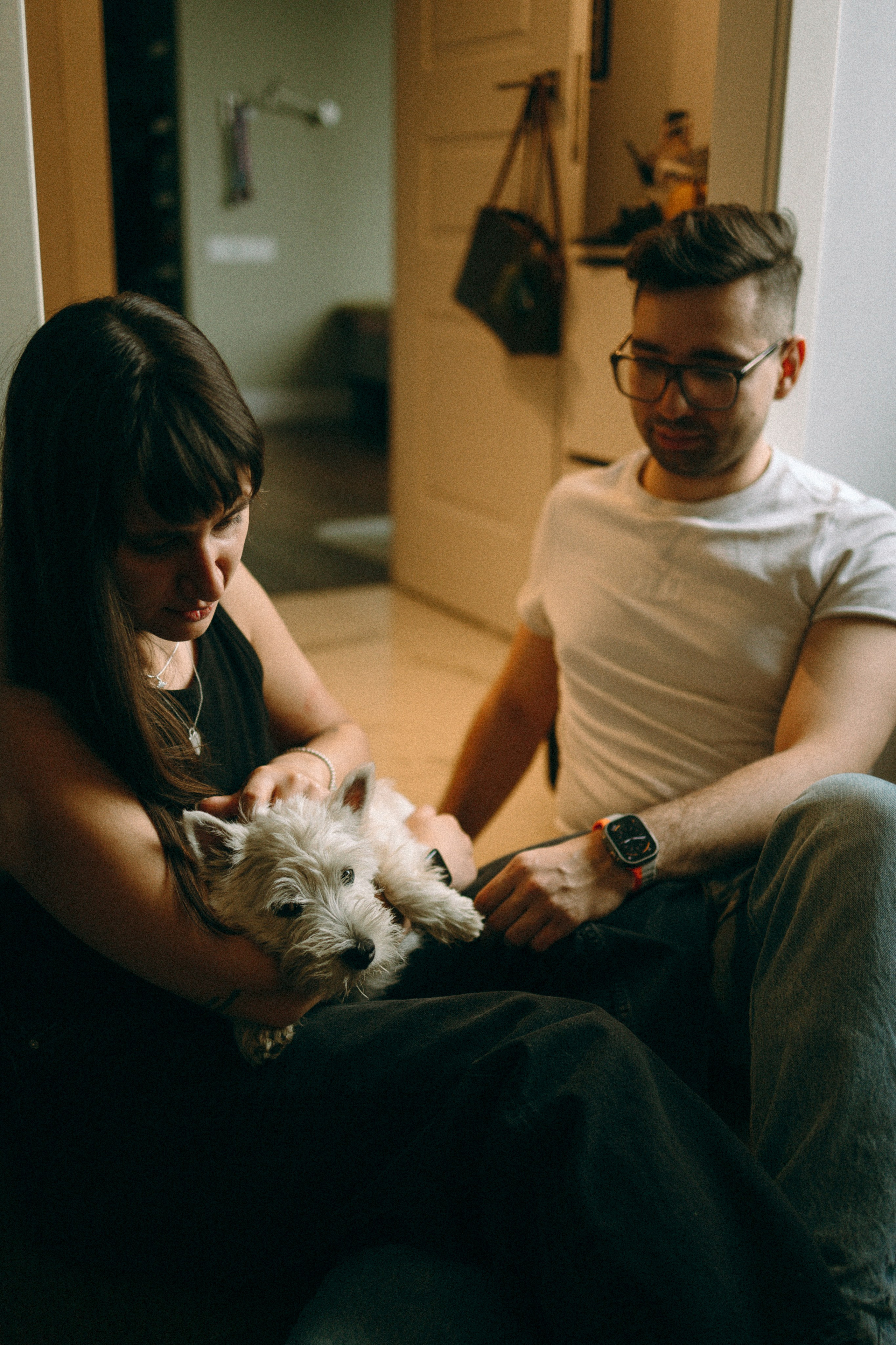 Снежуля, Мари и Саша. Фотограф анималист Анастасия Пикей