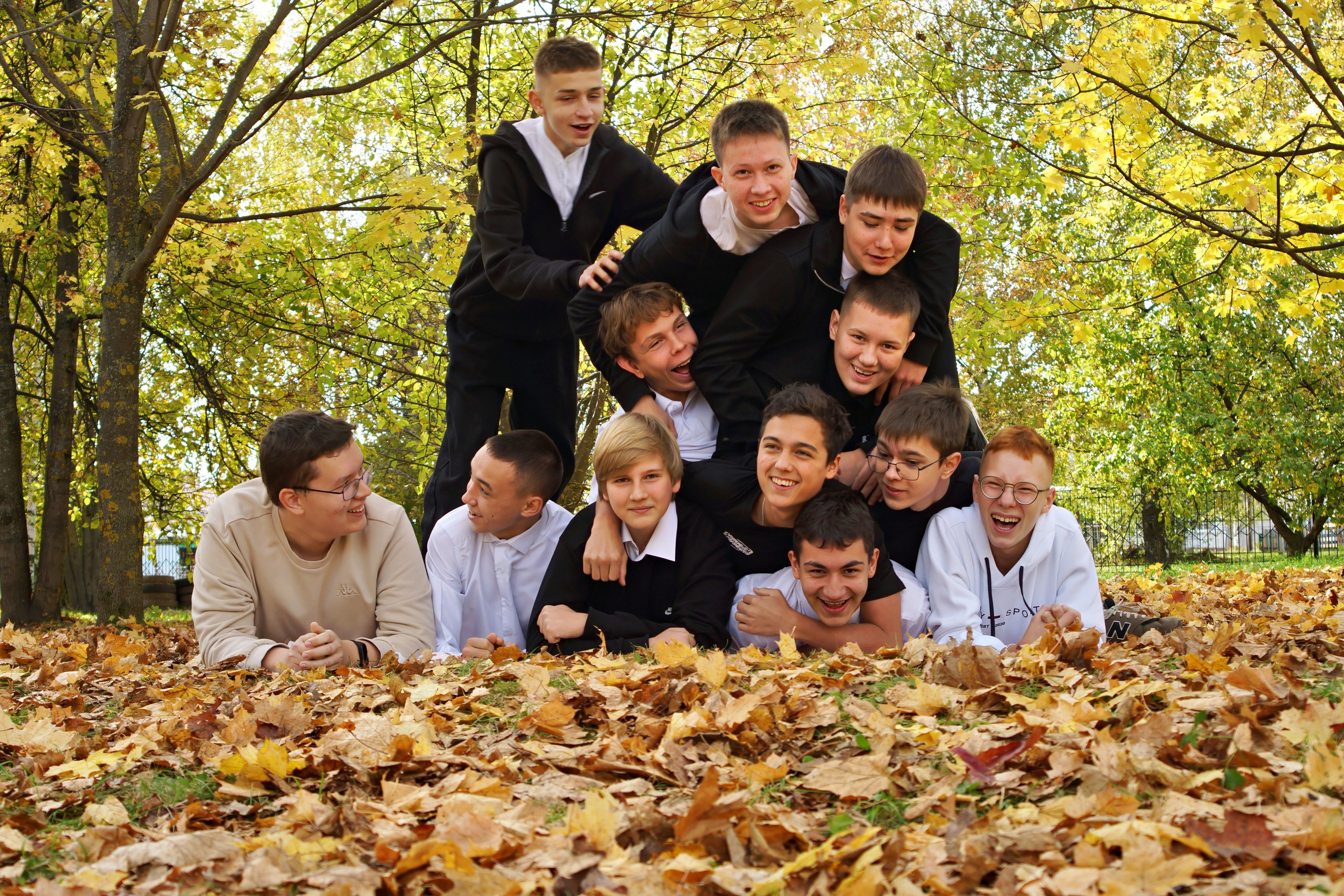 Осенняя фотосессия в школе г. Йошкар-Ола