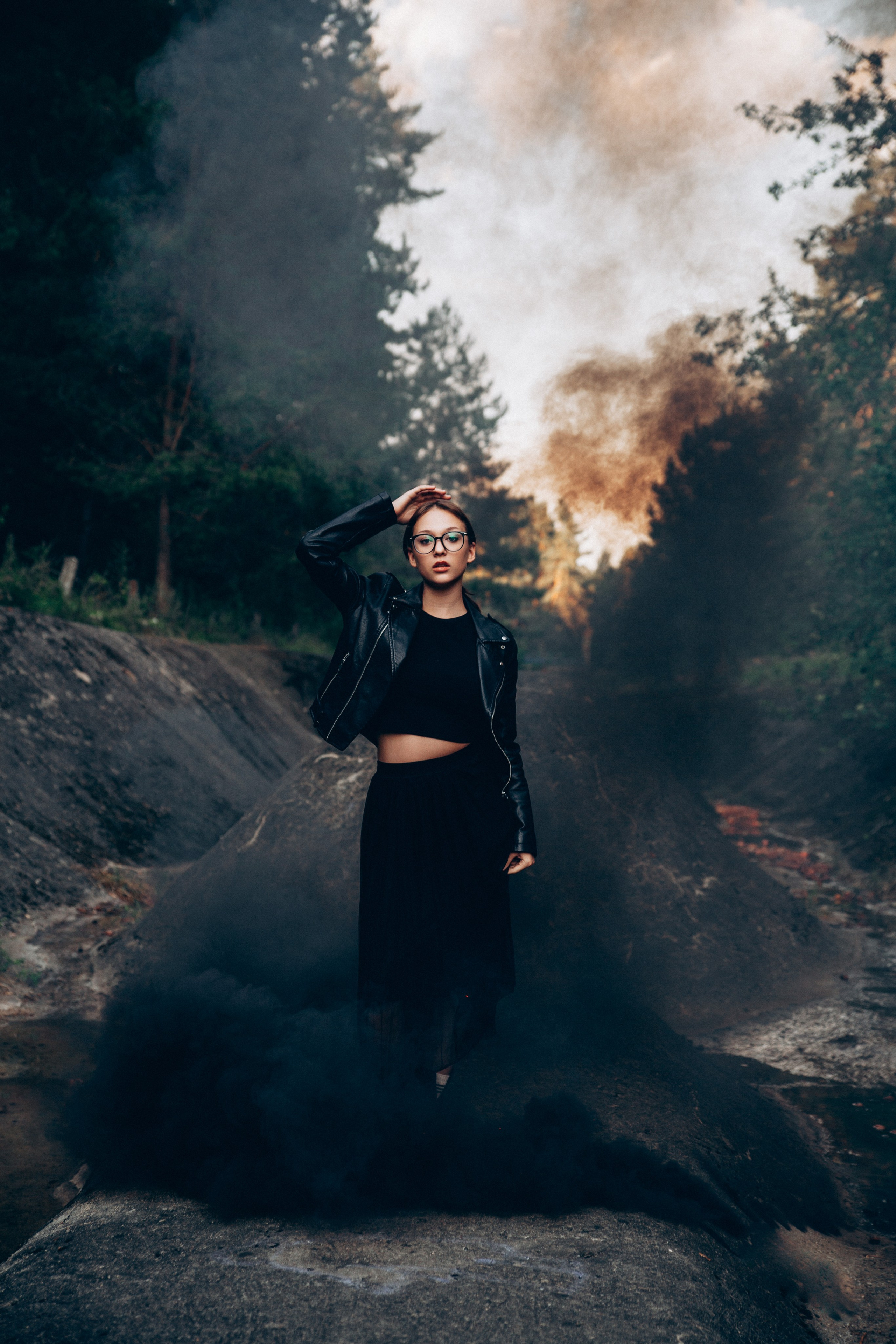 Дым над Слаломным каналом. Репортажный и детский фотограф в Минске