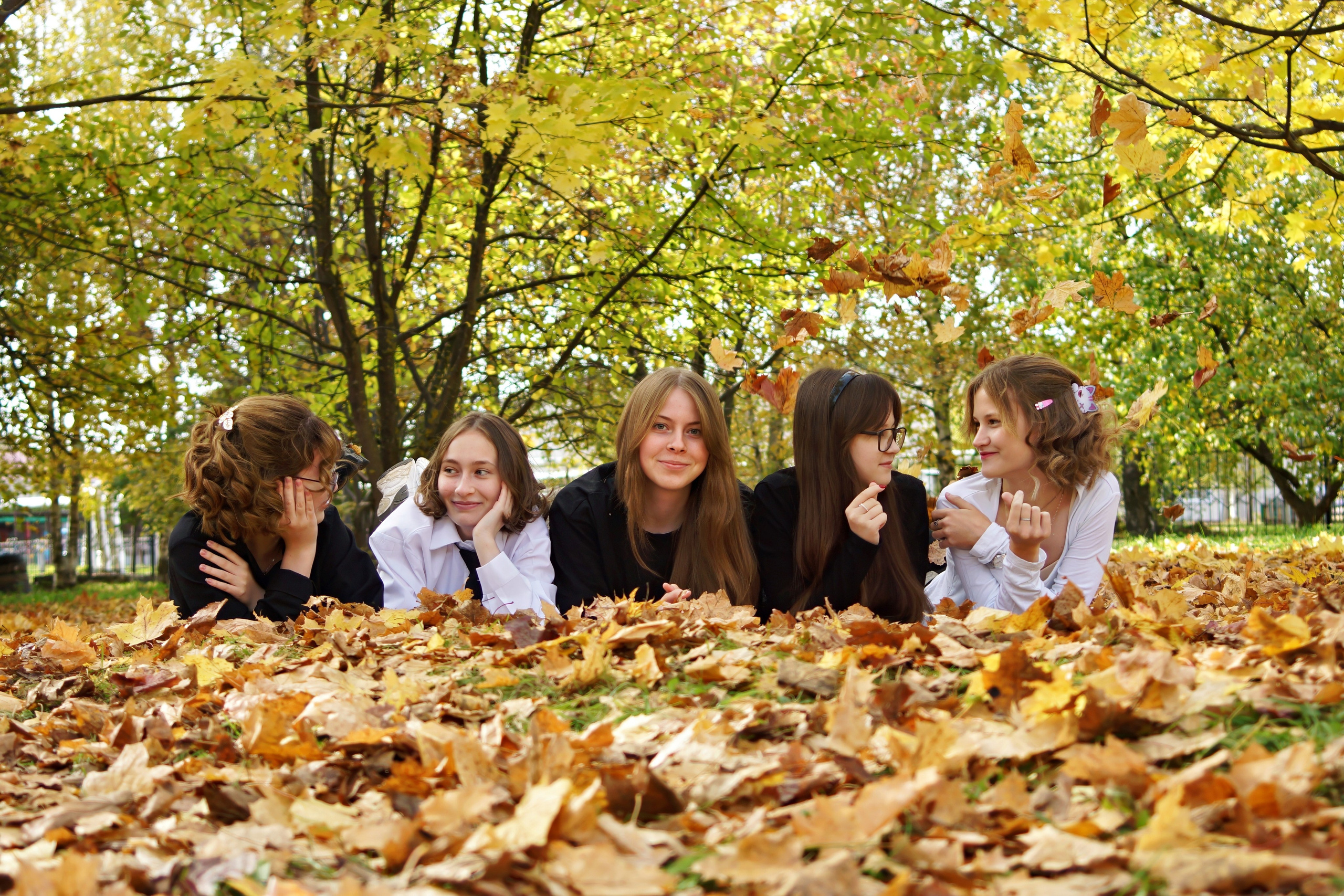Осенняя фотосессия в школе г. Йошкар-Ола