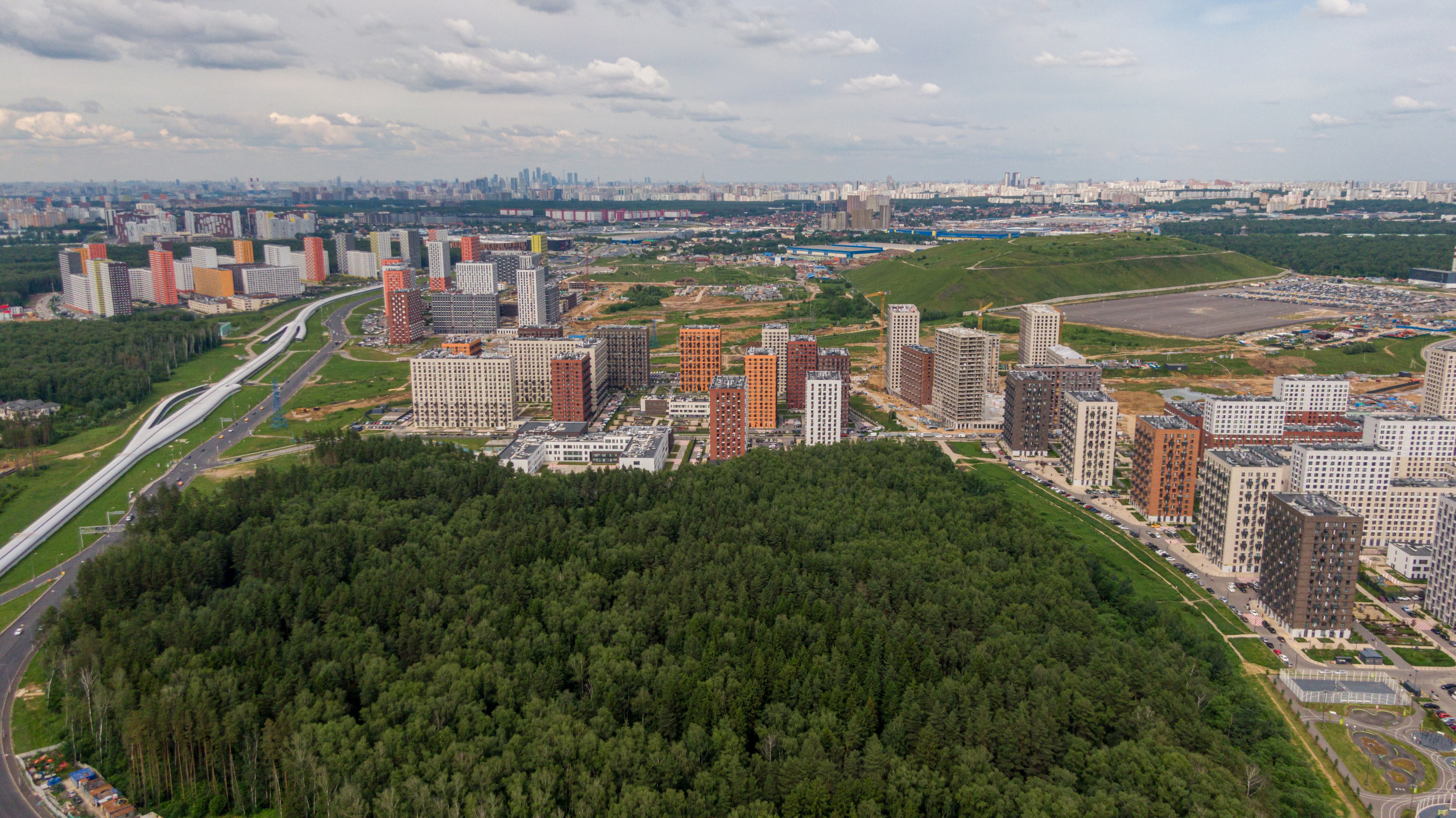 Aerial shoots in architecture. Professional photographer Alexey Nikitin in Moscow